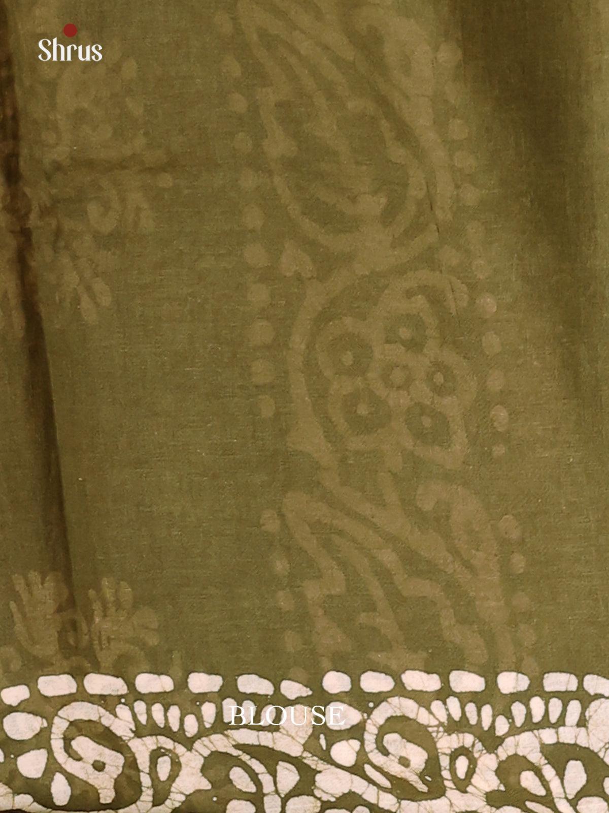 Chutney green- Bhatik Saree - Shop on Shrus.com