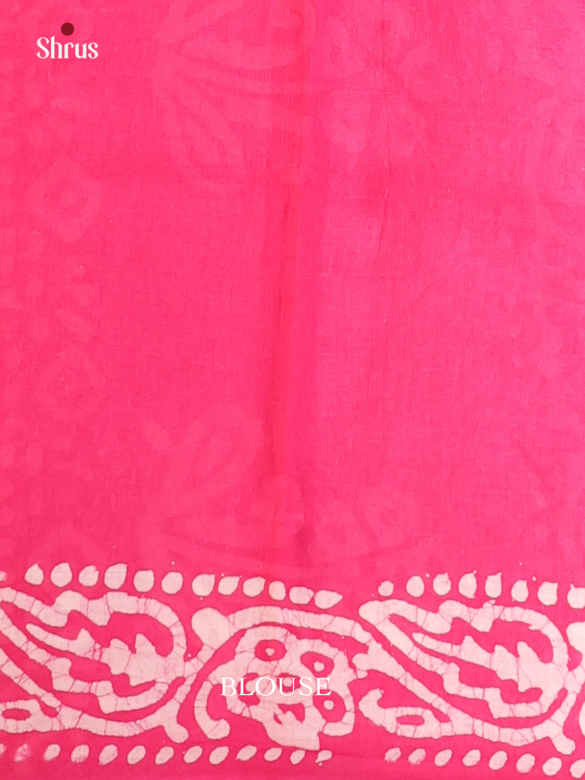 Pink - Bhatik Saree - Shop on Shrus.com