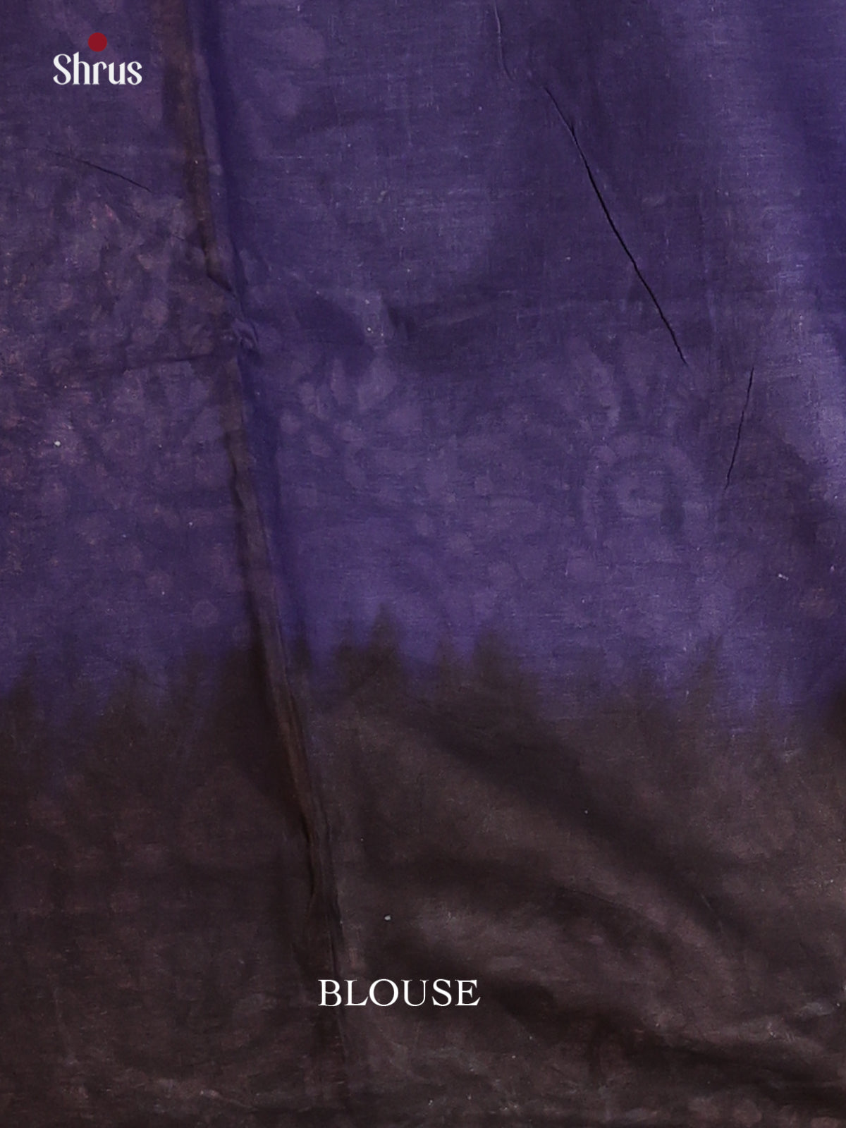 Blue & Brown - Bhatik Saree - Shop on Shrus.com