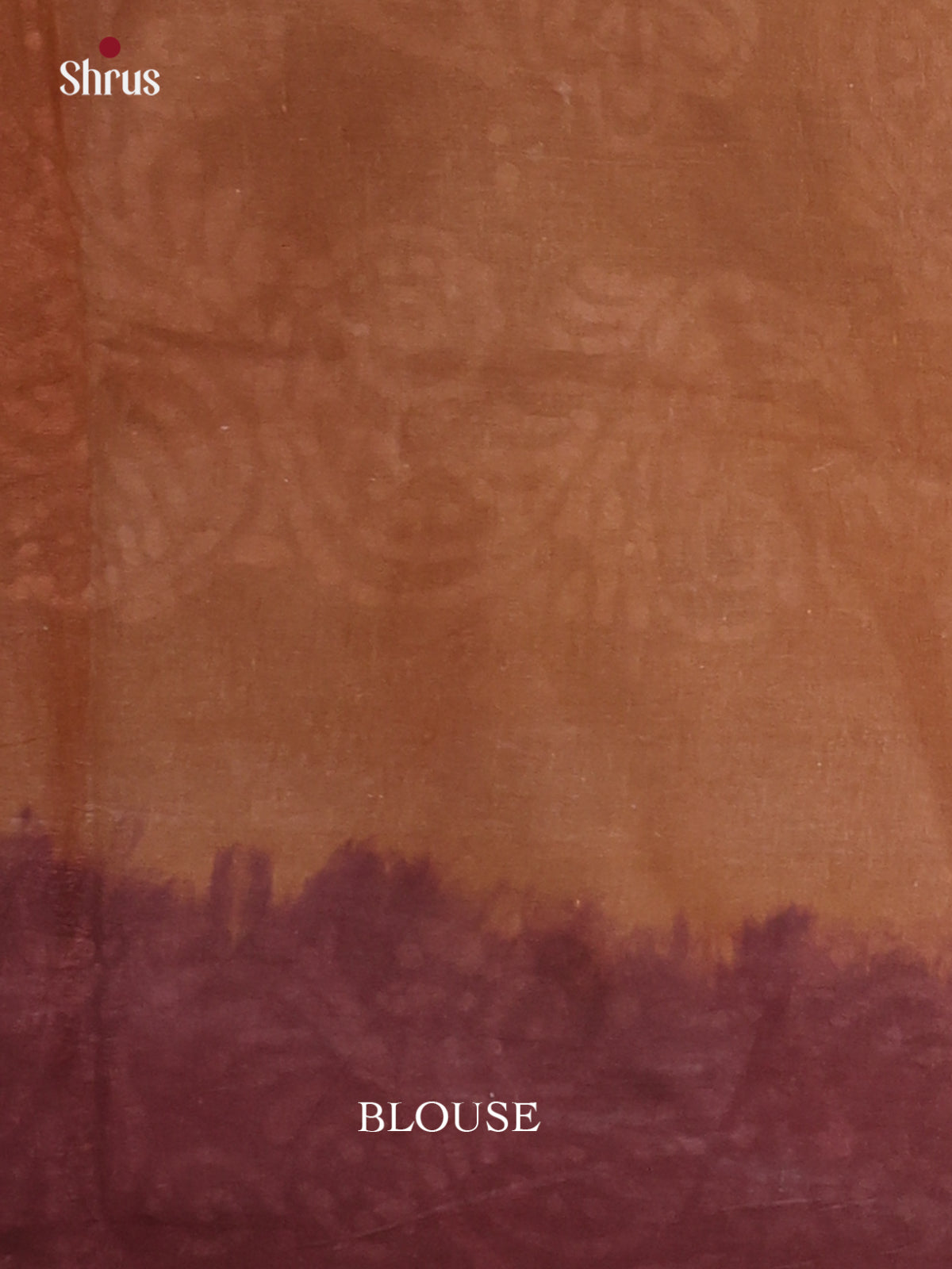 Dark Mustard & Brown- Bhatik Saree - Shop on Shrus.com