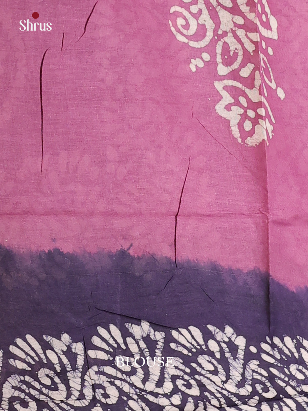 Pink & Blue - Bhatik Saree - Shop on Shrus.com