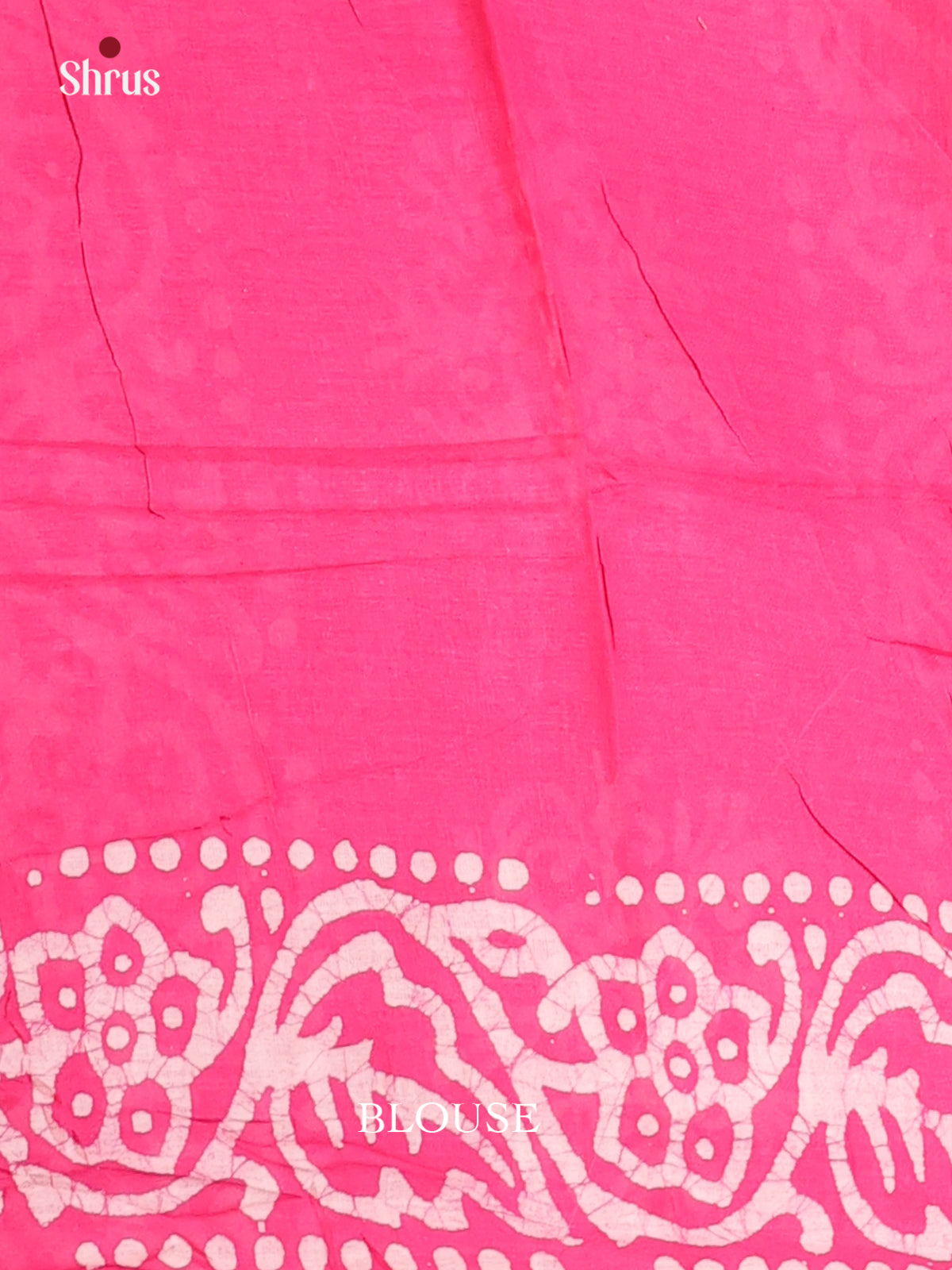 Pink - Bhatik Saree - Shop on Shrus.com