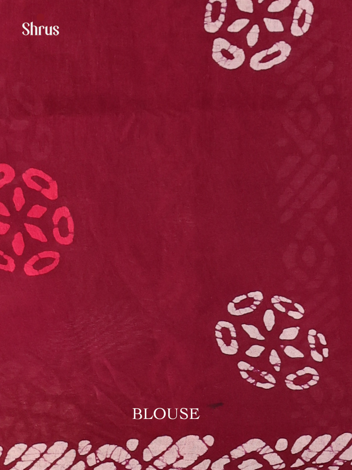 Maroon - Bhatik Saree - Shop on Shrus.com