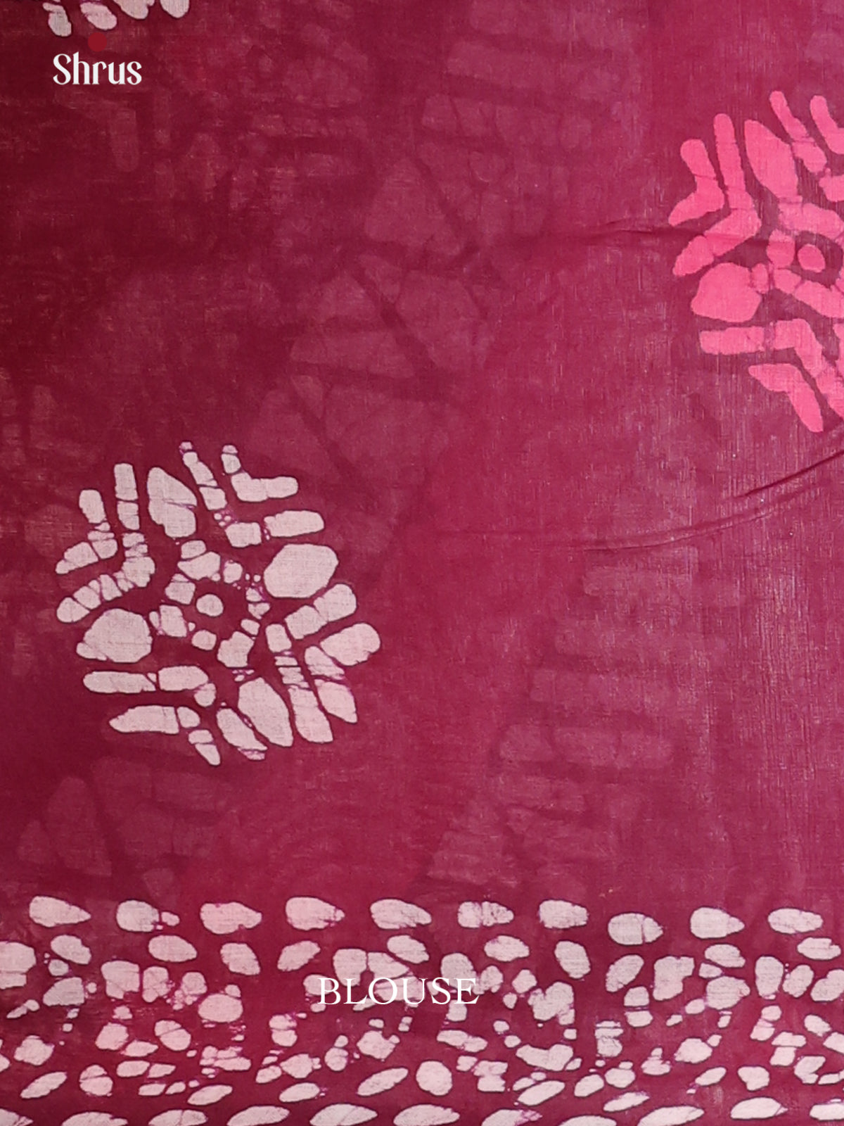 Wine - Bhatik Saree - Shop on Shrus.com