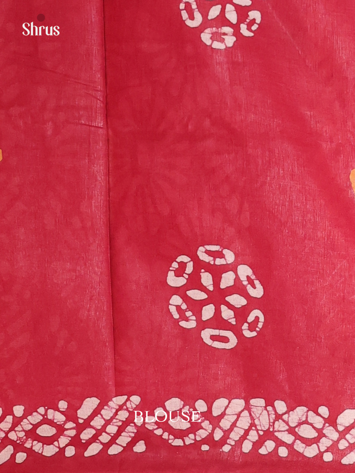 Red - Bhatik Saree - Shop on Shrus.com