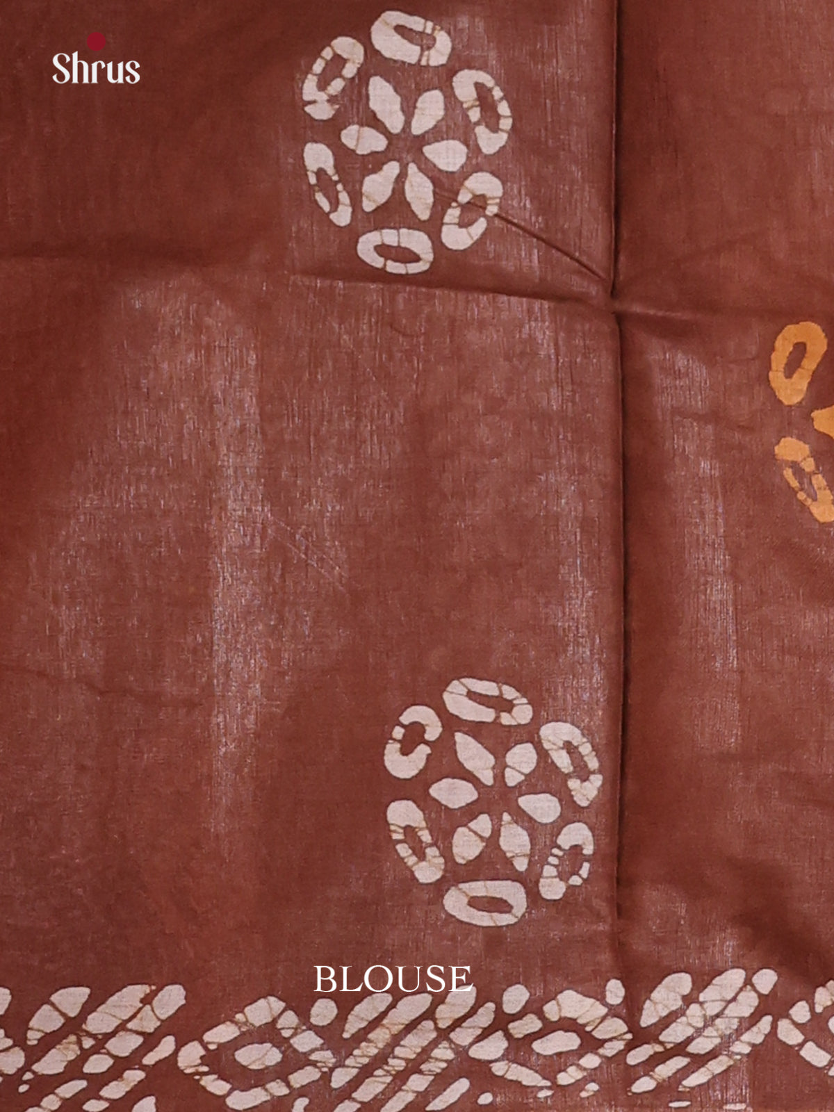 Brown - Bhatik Saree - Shop on Shrus.com