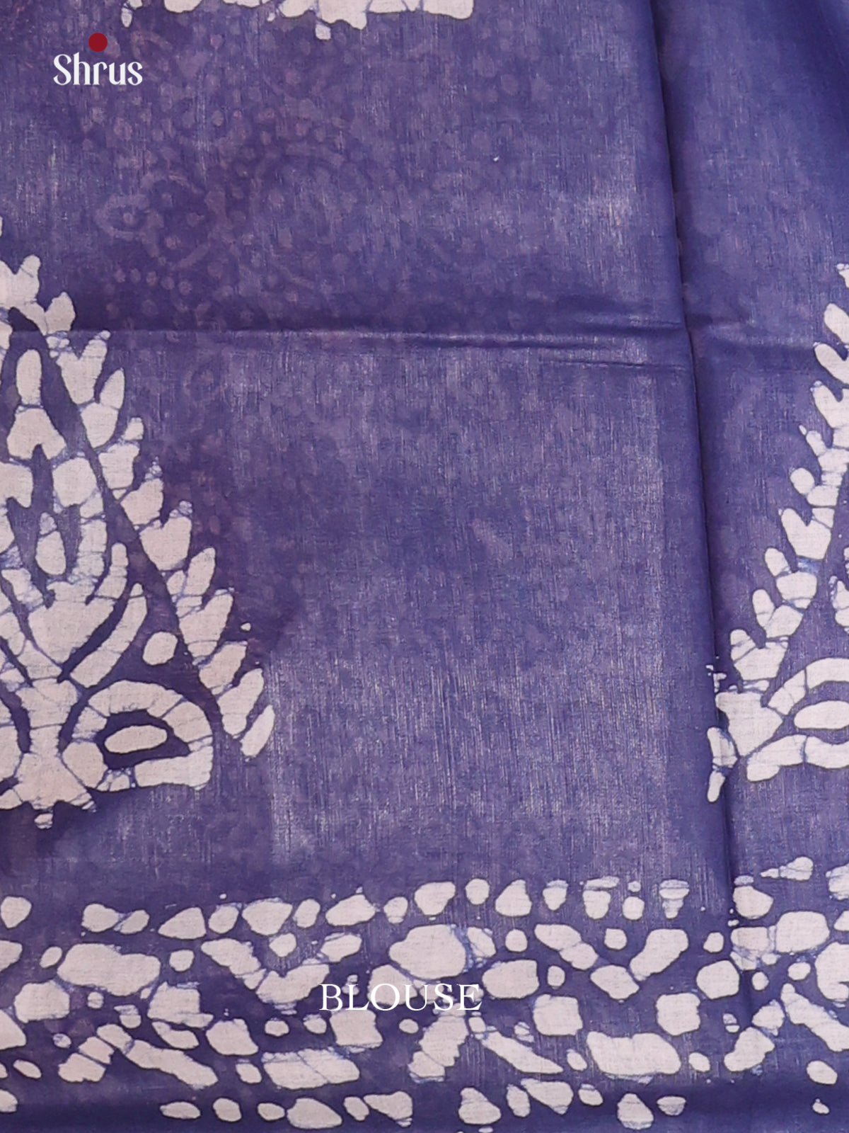 Purple & Blue - Bhatik Saree - Shop on Shrus.com