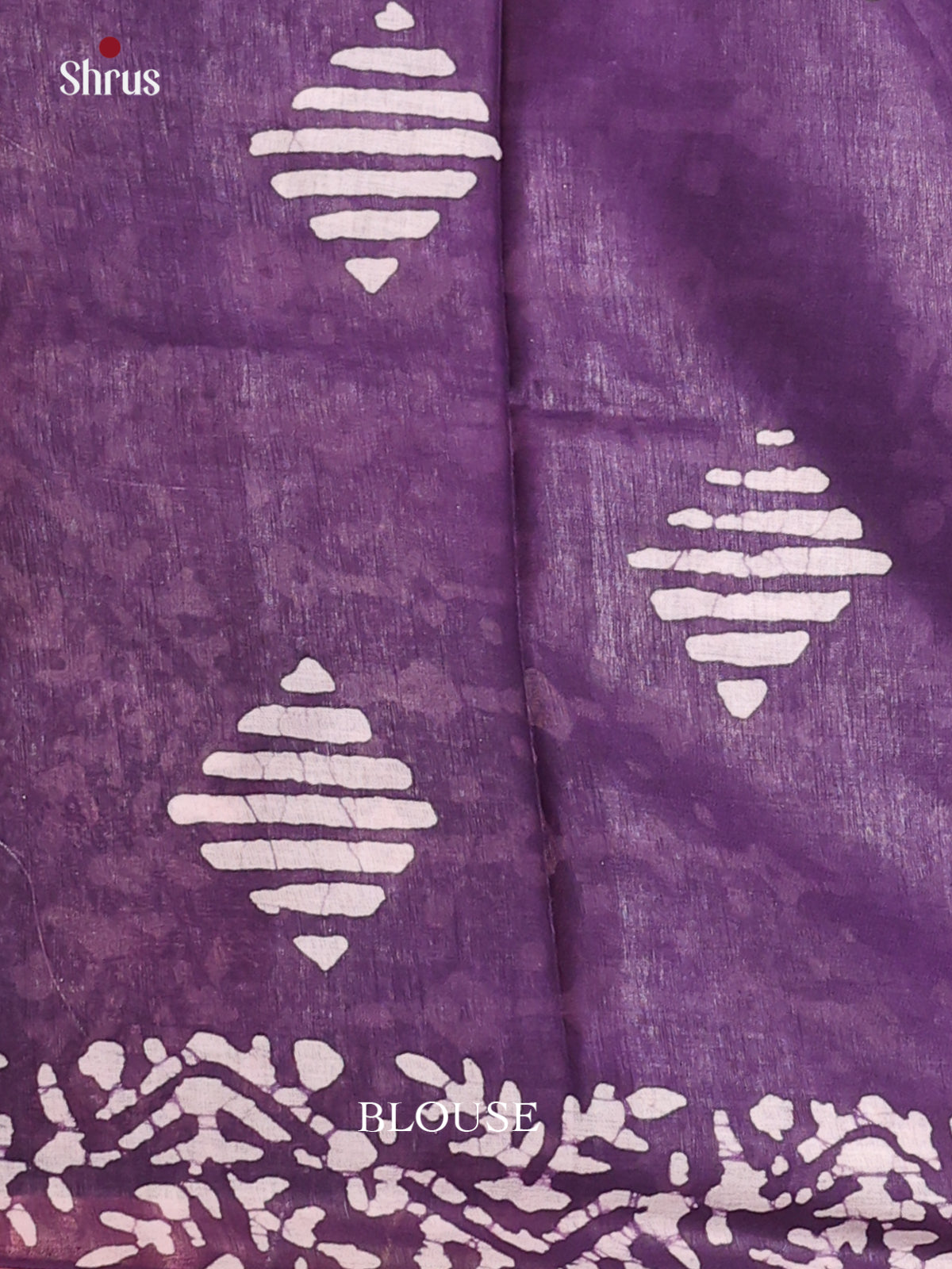 Pink & Violet - Bhatik Saree - Shop on Shrus.com