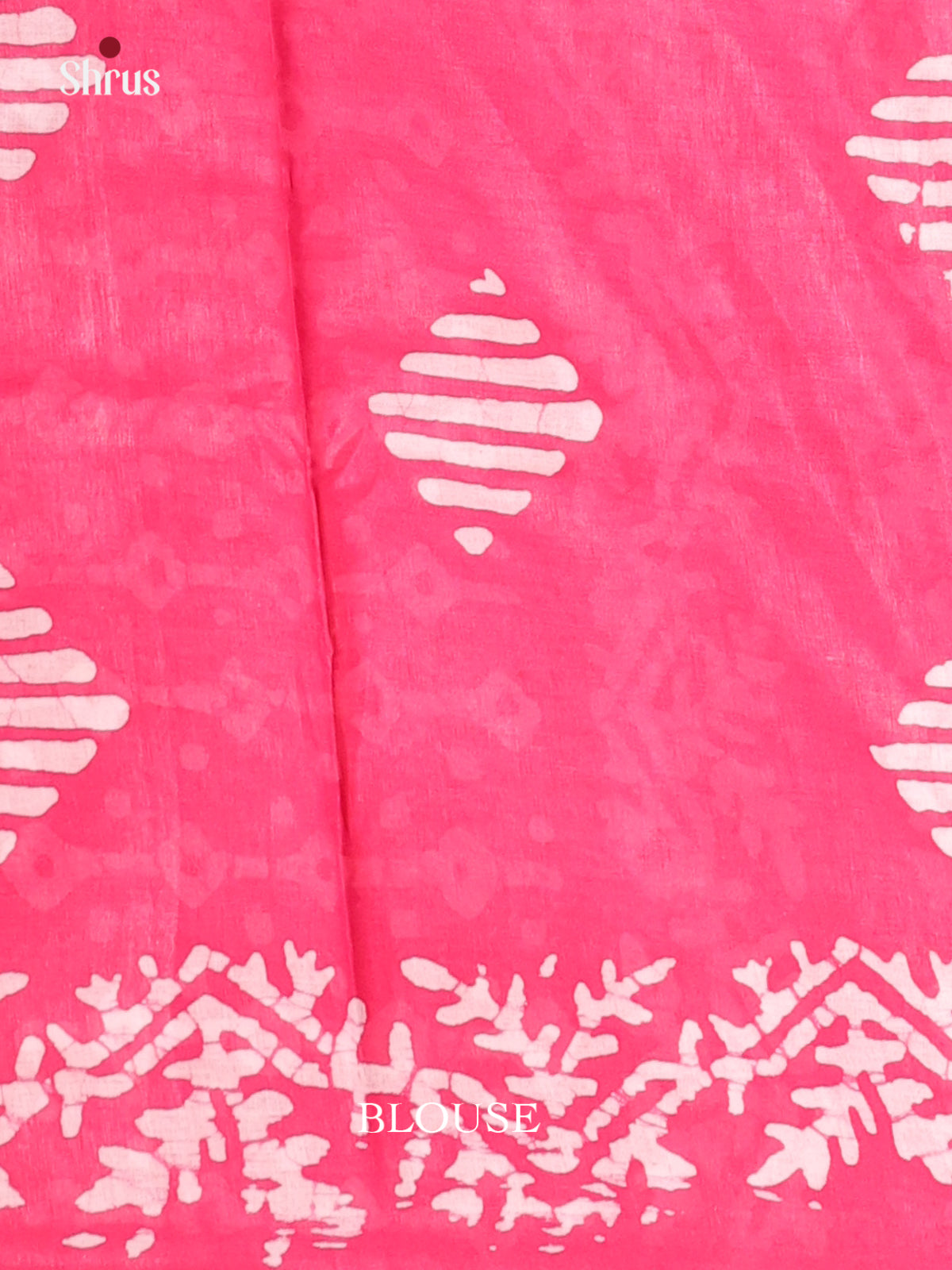 Grey & Pink - Bhatik Saree - Shop on Shrus.com