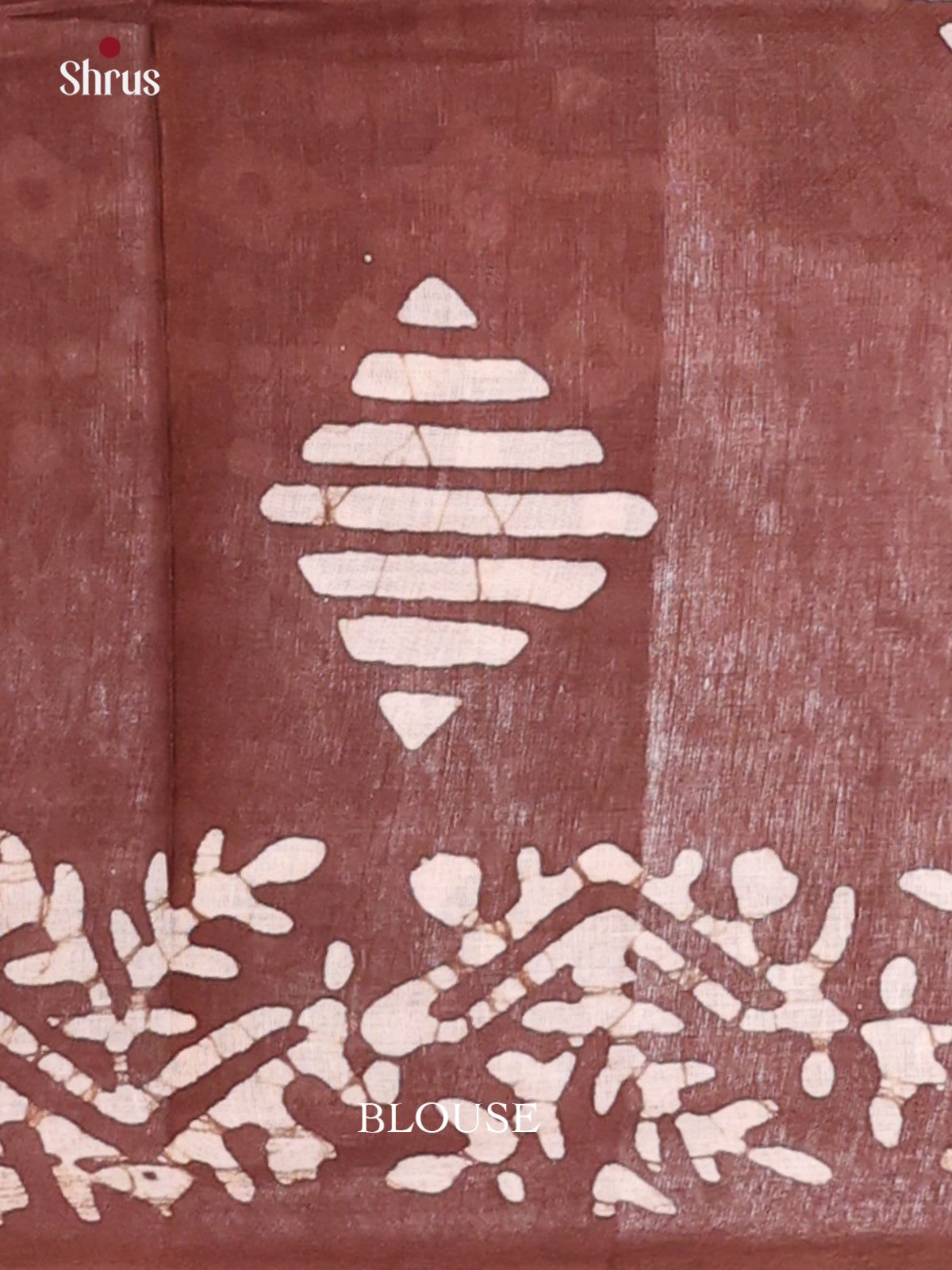 Pink & Brown - Bhatik Saree - Shop on Shrus.com