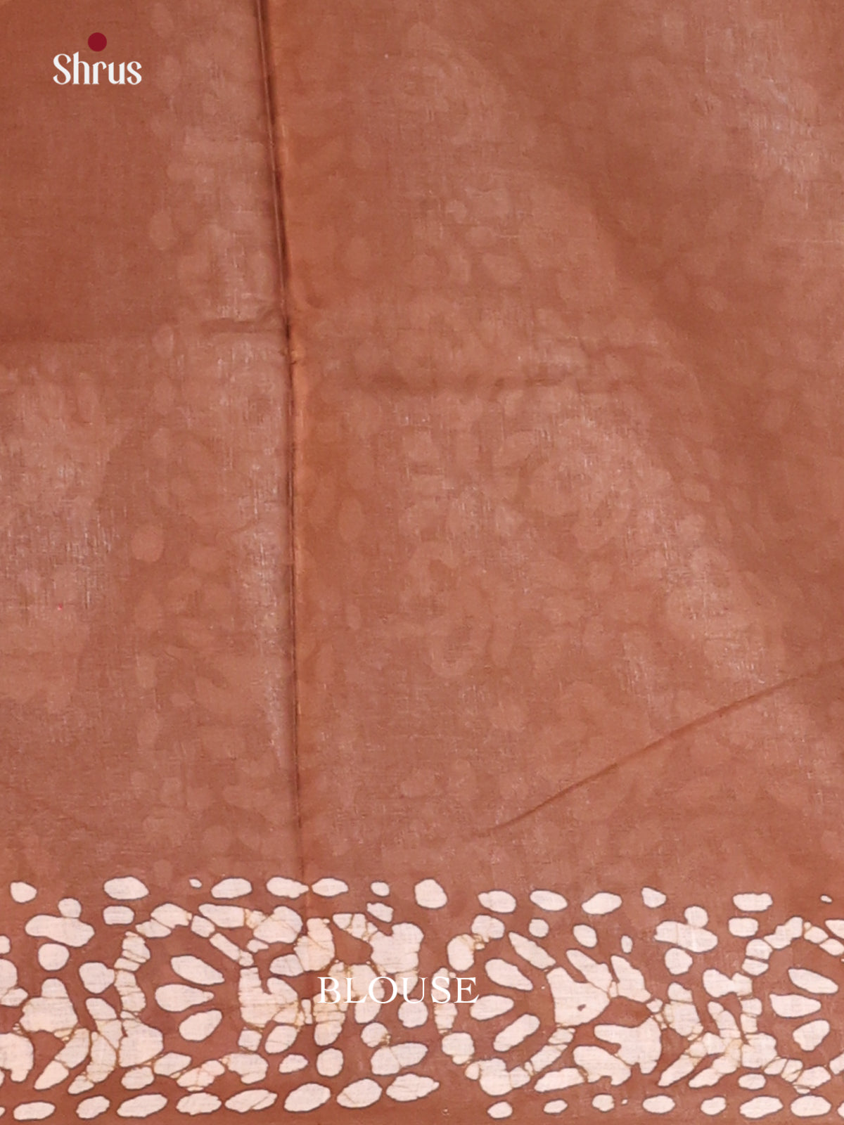 Orange & Brown - Bhatik Saree - Shop on Shrus.com