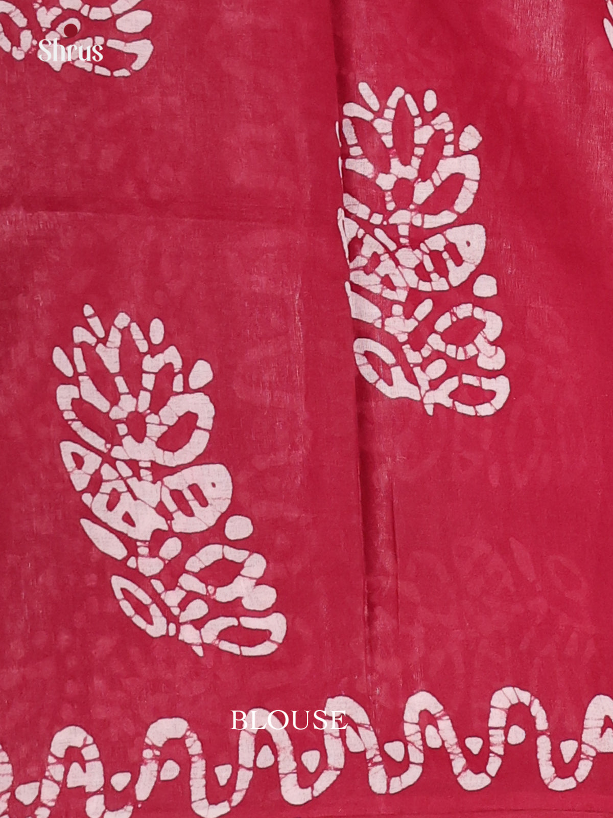 Blue & Maroon - Bhatik Saree - Shop on Shrus.com