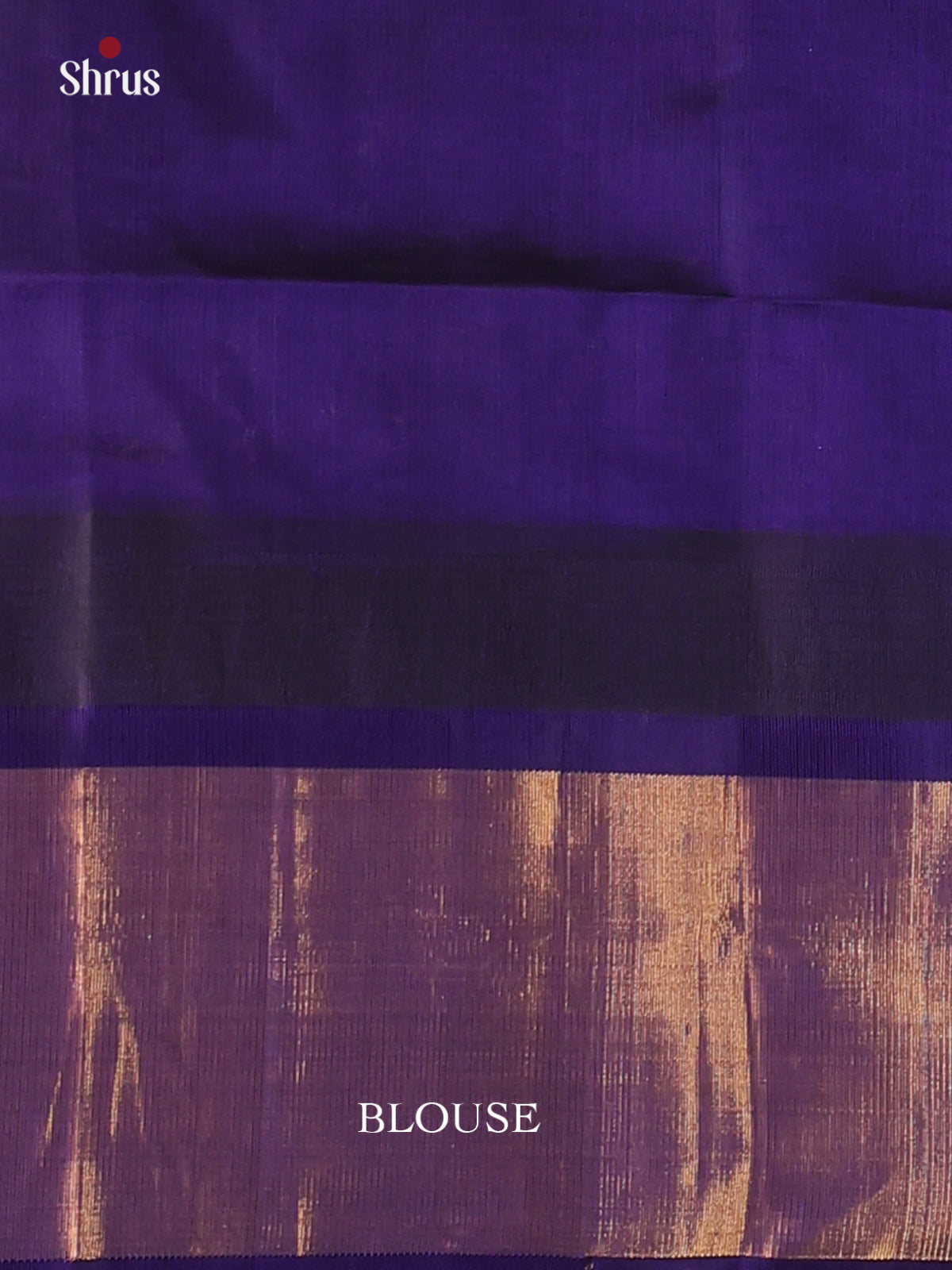 Pink & Blue - Silk Cotton Saree - Shop on Shrus.com