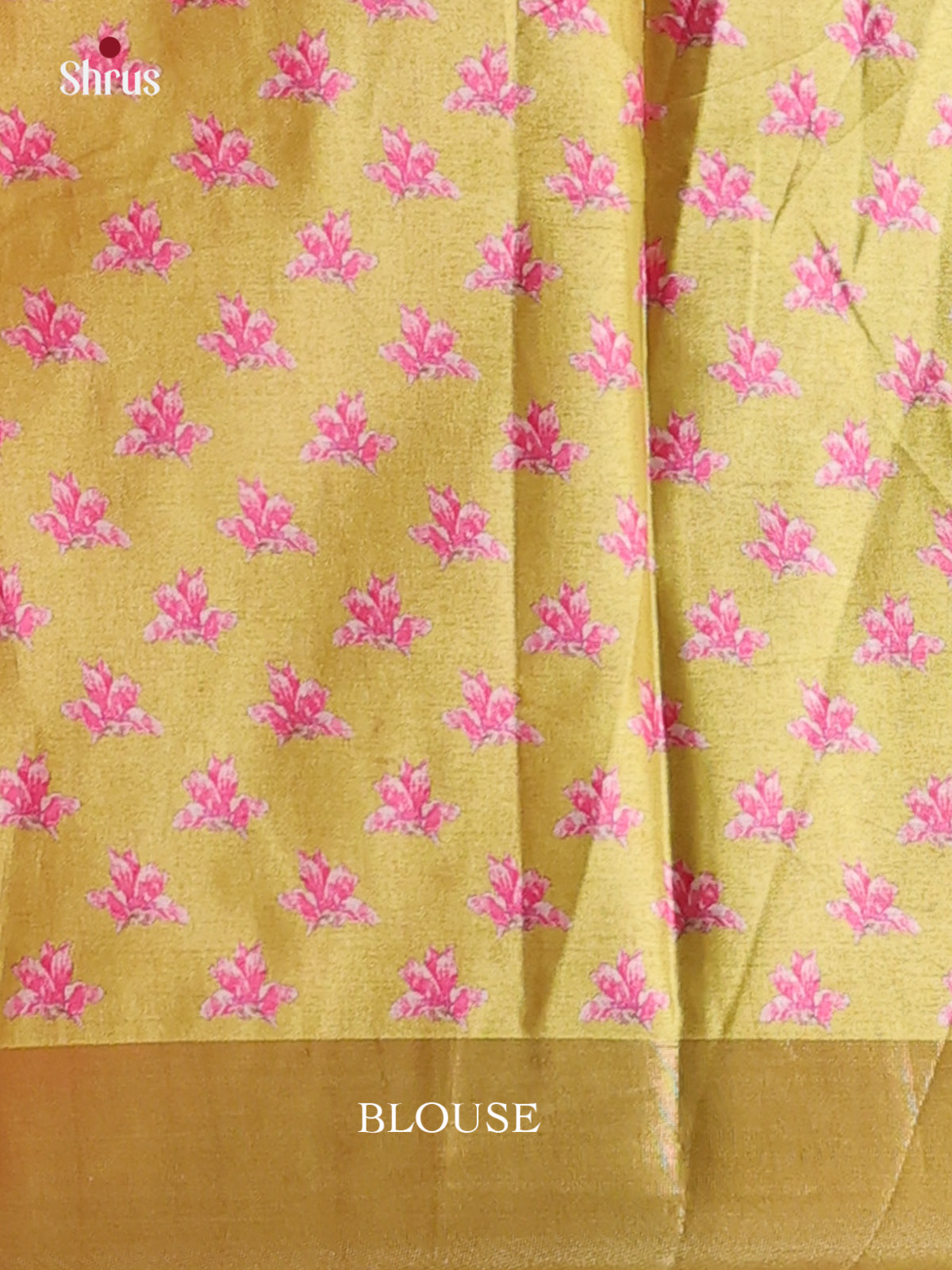Green - Printed Tussar Saree - Shop on Shrus.com