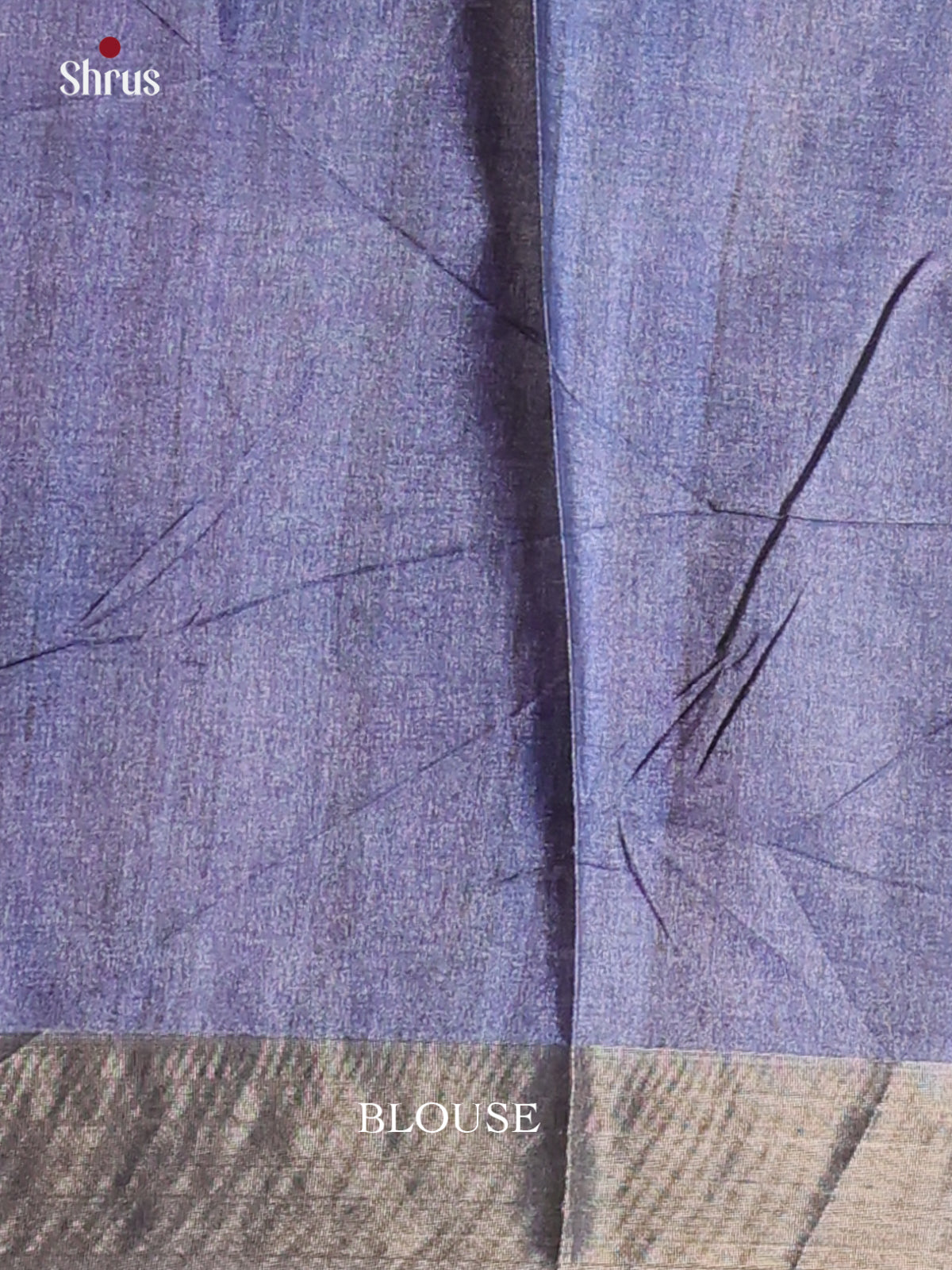 Cream & Purple - Printed Tussar Saree - Shop on Shrus.com