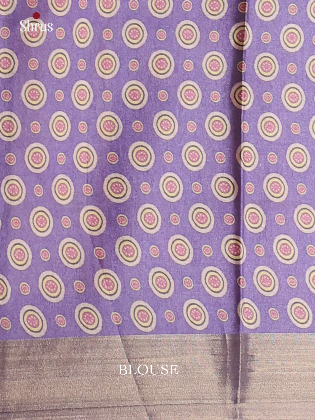 Green & Purple - Printed Tussar Saree - Shop on Shrus.com
