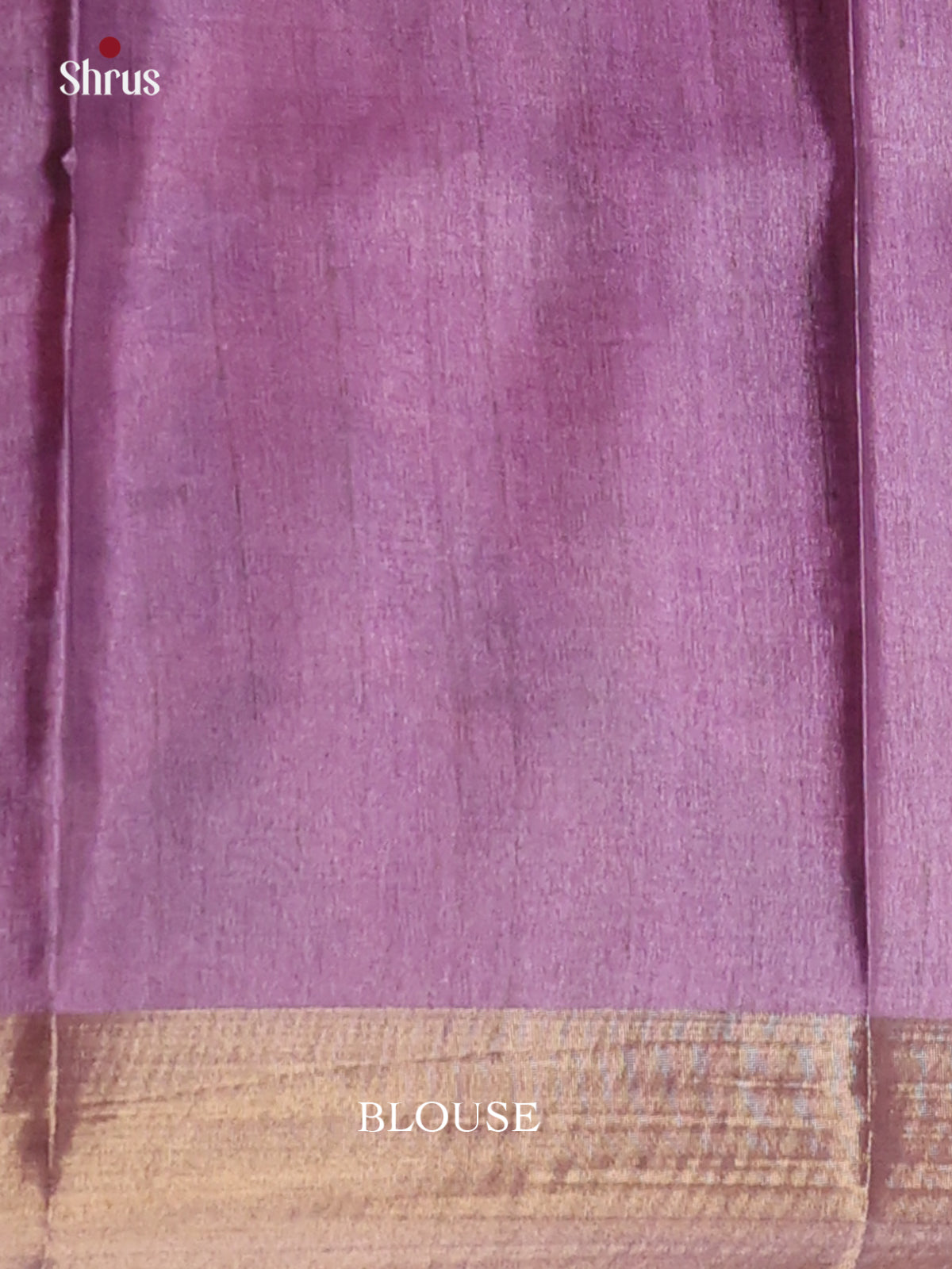 Purple - Printed Tussar Saree - Shop on Shrus.com