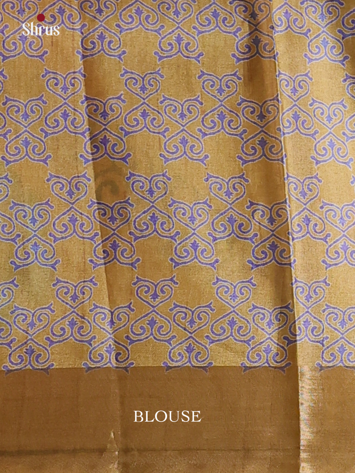 Chutney Green - Printed Tussar Saree - Shop on Shrus.com