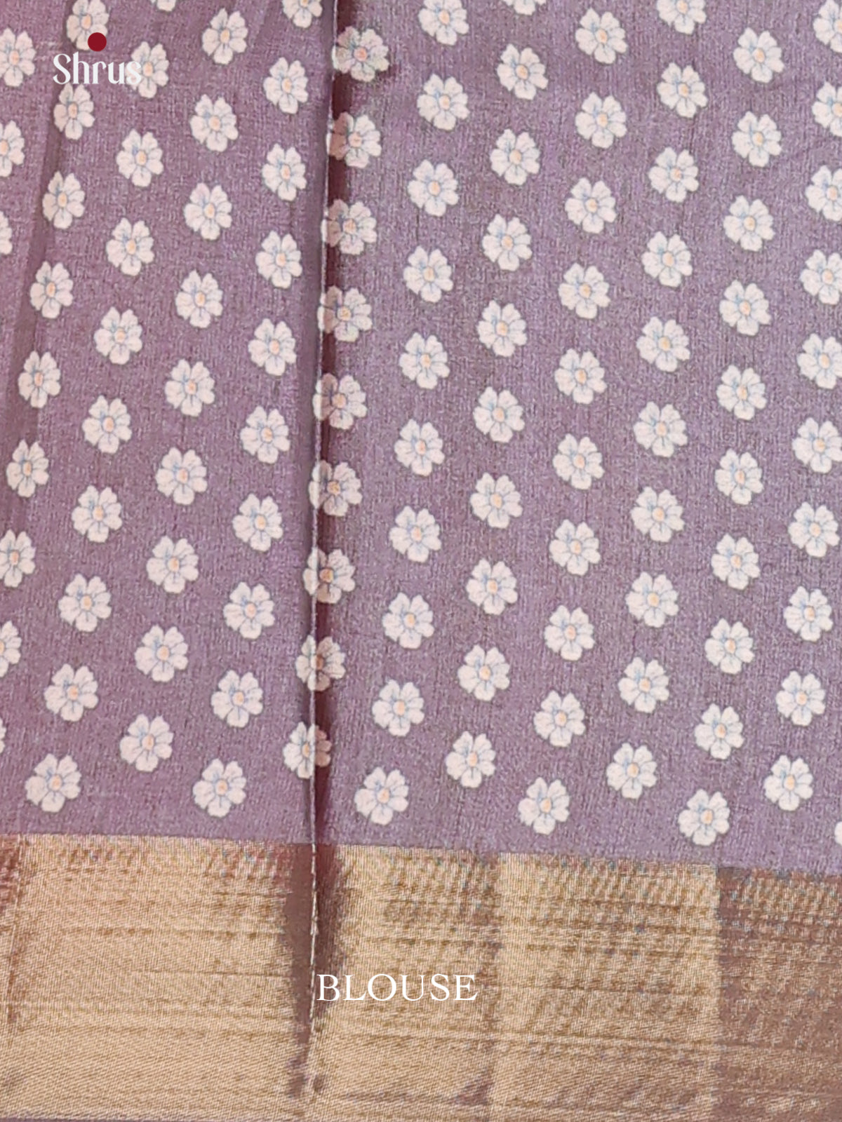 Grey - Printed Tussar Saree - Shop on Shrus.com
