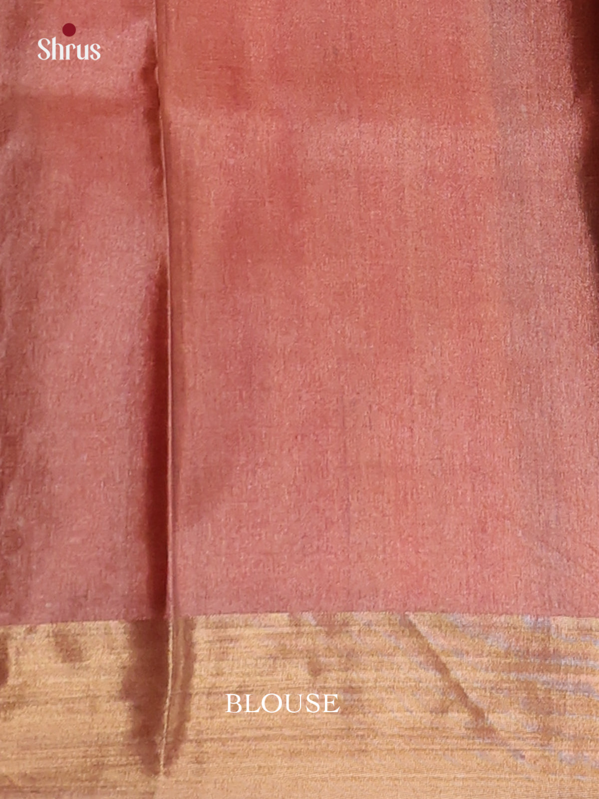 Cream & Brown - Printed Tussar Saree - Shop on Shrus.com