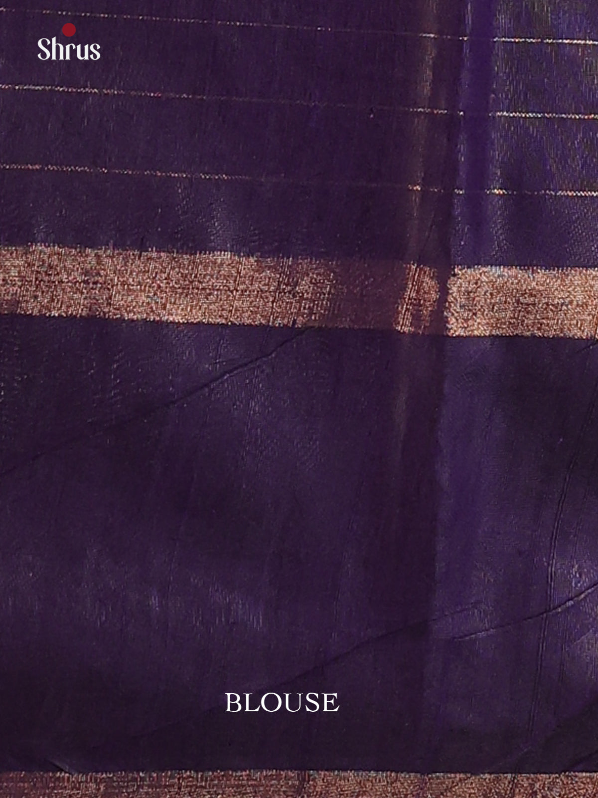 Red & Blue - Raw Silk Saree - Shop on Shrus.com