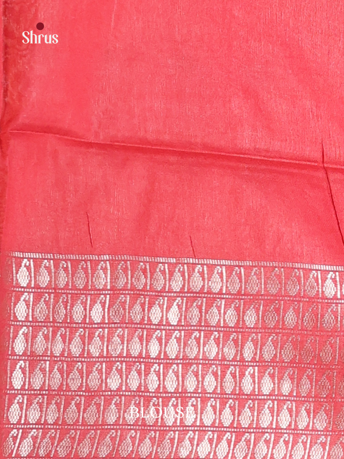 Black & Red - Semi Tussar Saree - Shop on Shrus.com