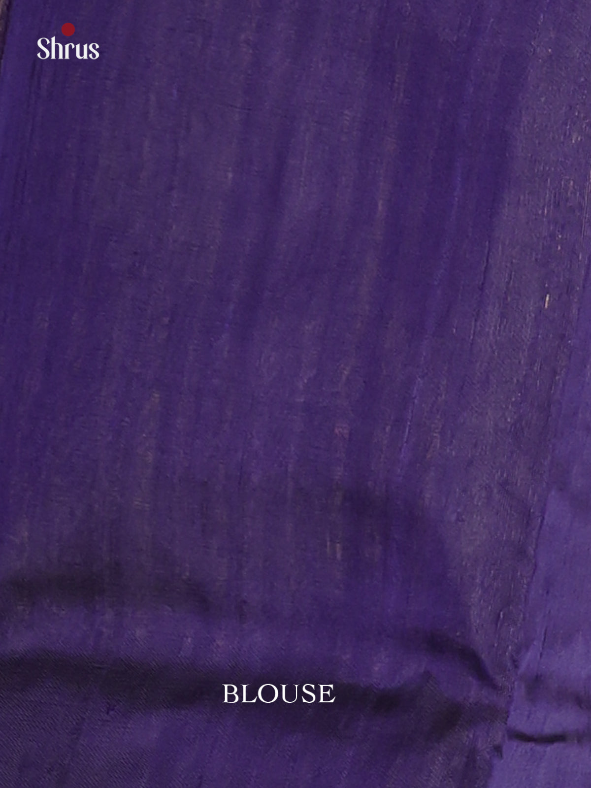 Red & Blue - Raw Silk Saree - Shop on Shrus.com