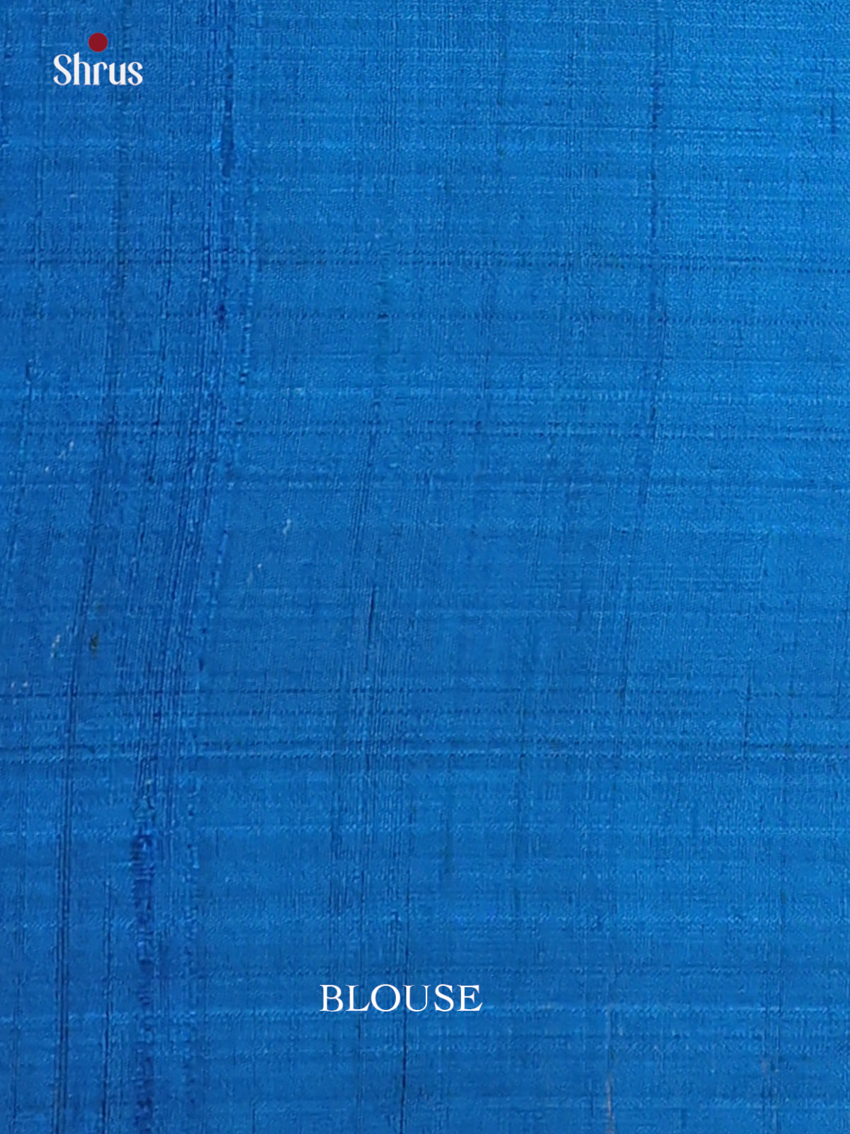 Navy Blue & Blue - Raw Silk Saree - Shop on Shrus.com