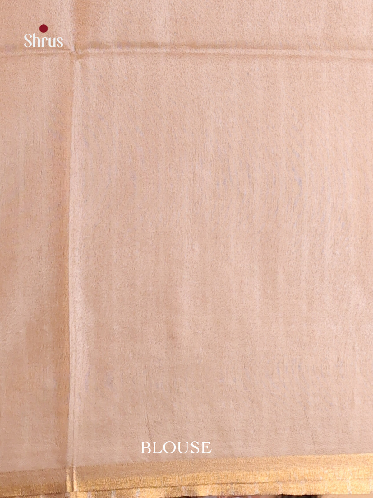 Brown & Cream - Semi Tussar Saree - Shop on Shrus.com