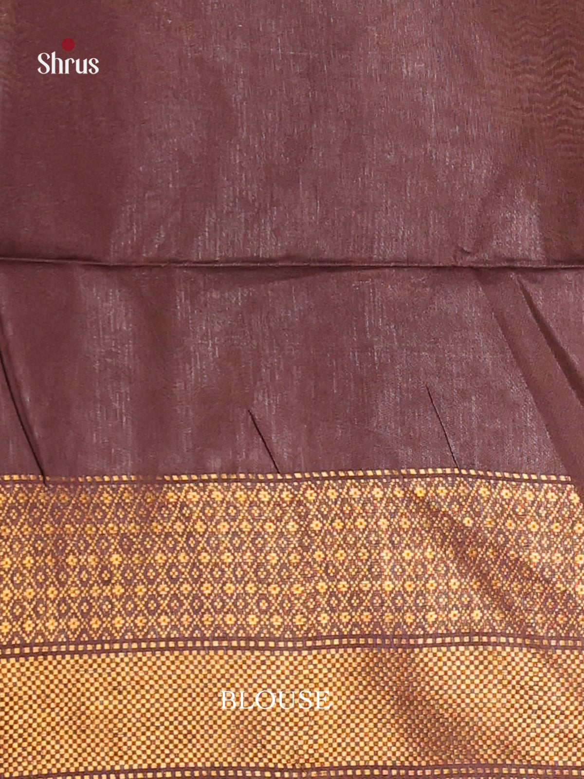 Beige & Brown- Semi Tussar Saree - Shop on Shrus.com