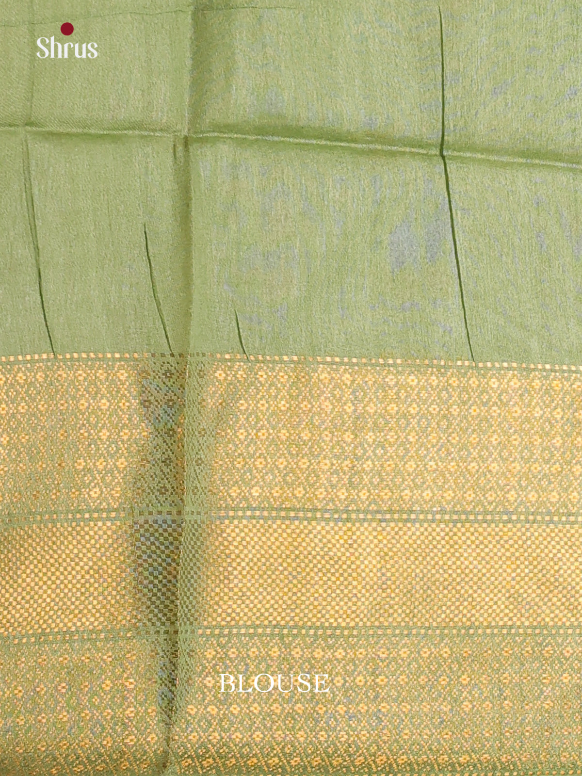 Red & Green - Semi Tussar Saree - Shop on Shrus.com