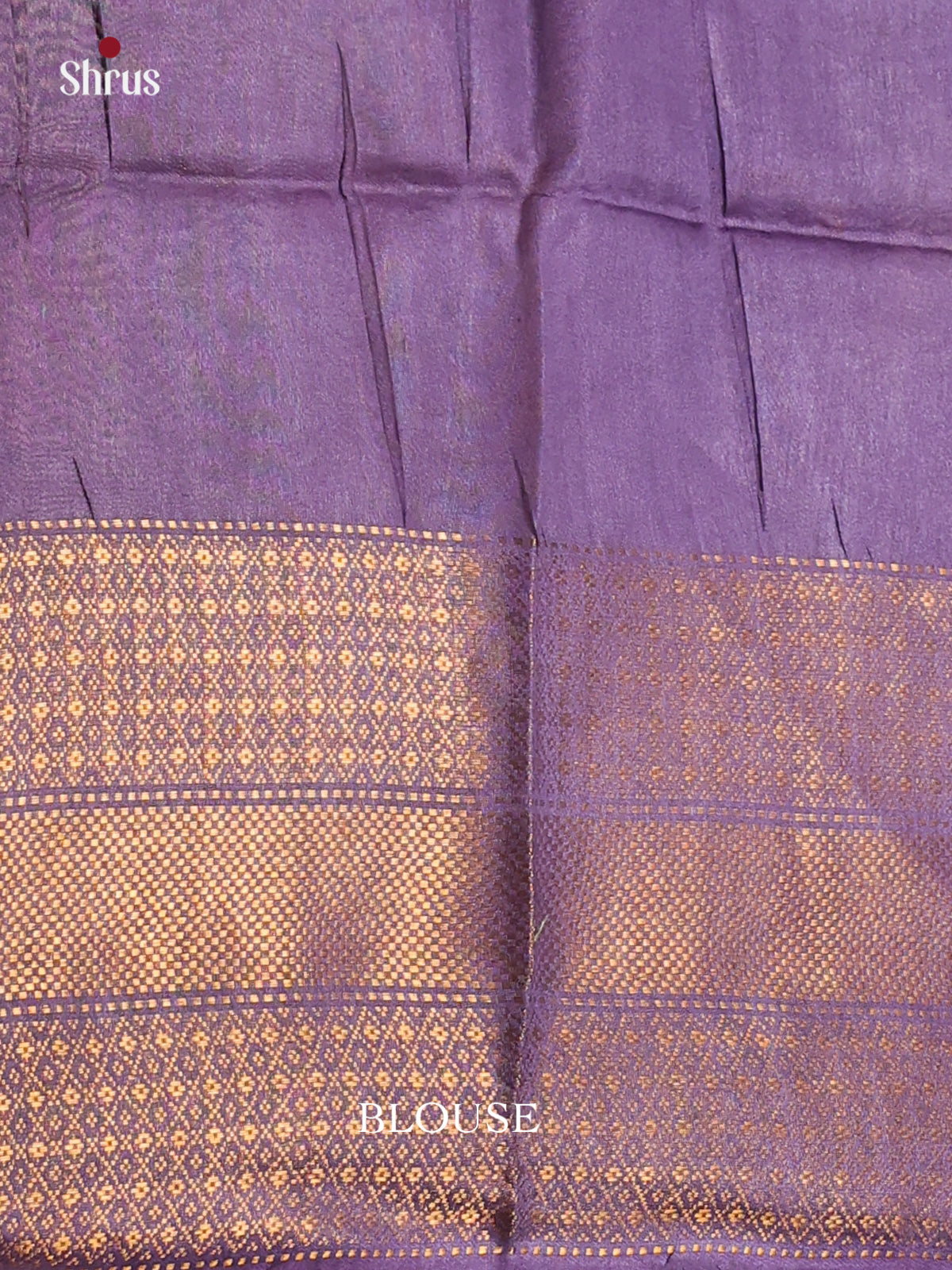 Brown & Purple - Semi Tussar Saree - Shop on Shrus.com