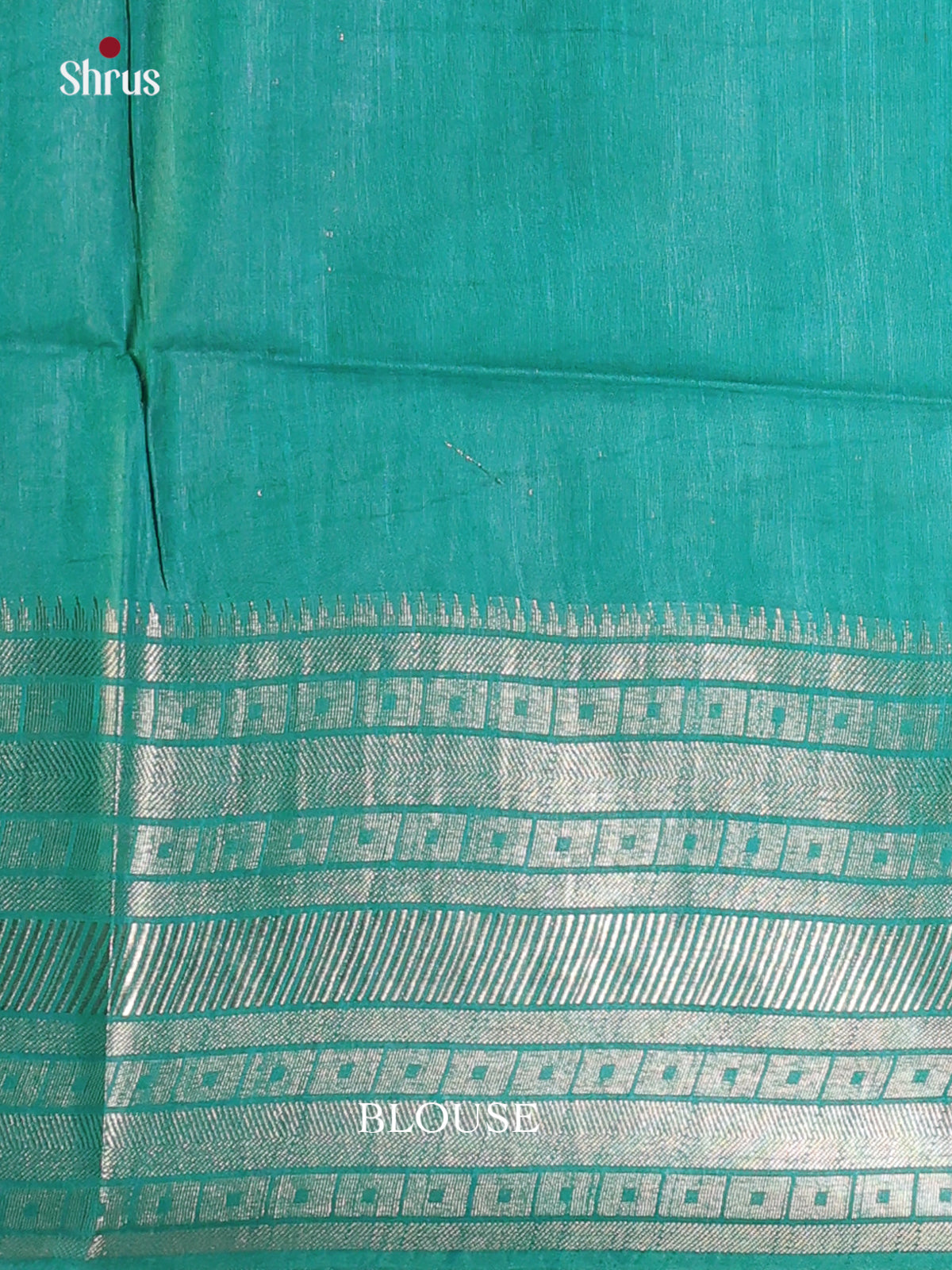 Maroon & Teal - Semi Tussar Saree - Shop on Shrus.com