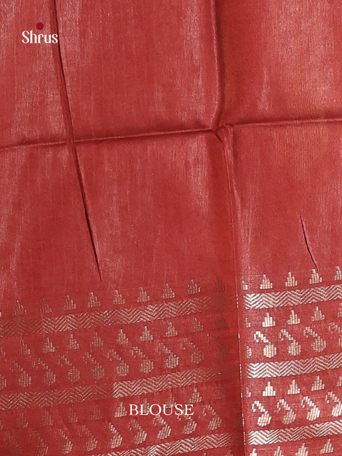 Bluish Grey & Maroon - Semi Tussar Saree - Shop on Shrus.com