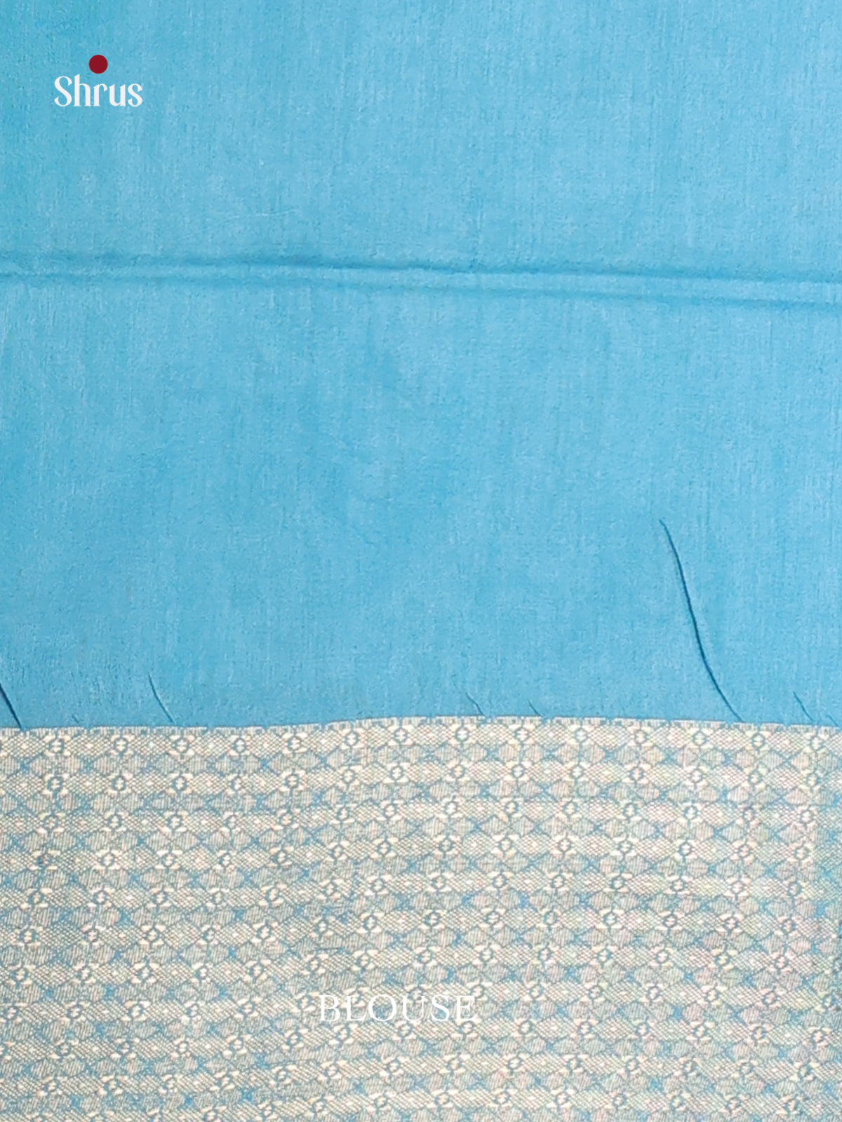 Wine & Blue - Semi Tussar Saree - Shop on Shrus.com