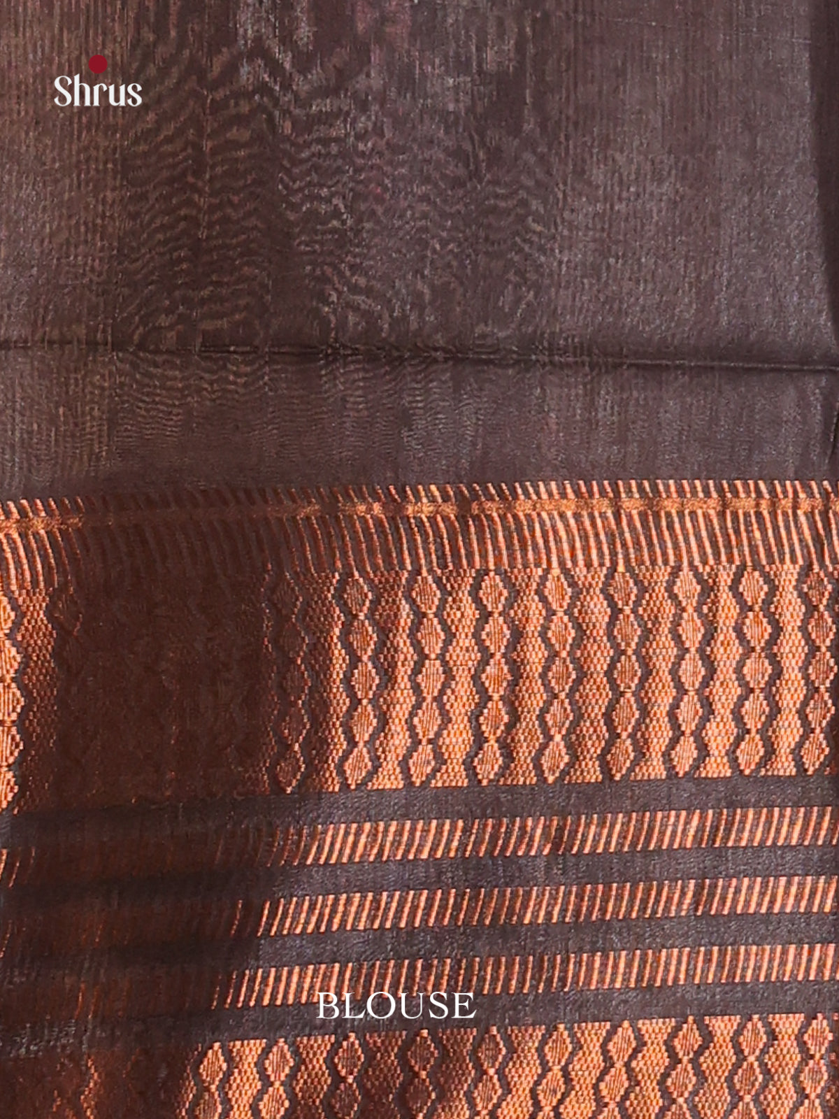 Chutney Green & Brown - Semi Tussar Saree - Shop on Shrus.com
