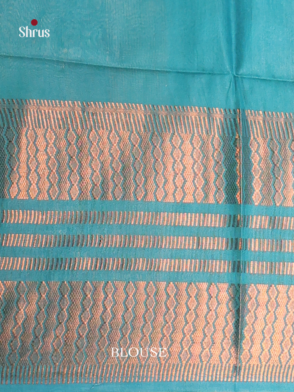 Maroon & Blue - Semi Tussar Saree - Shop on Shrus.com