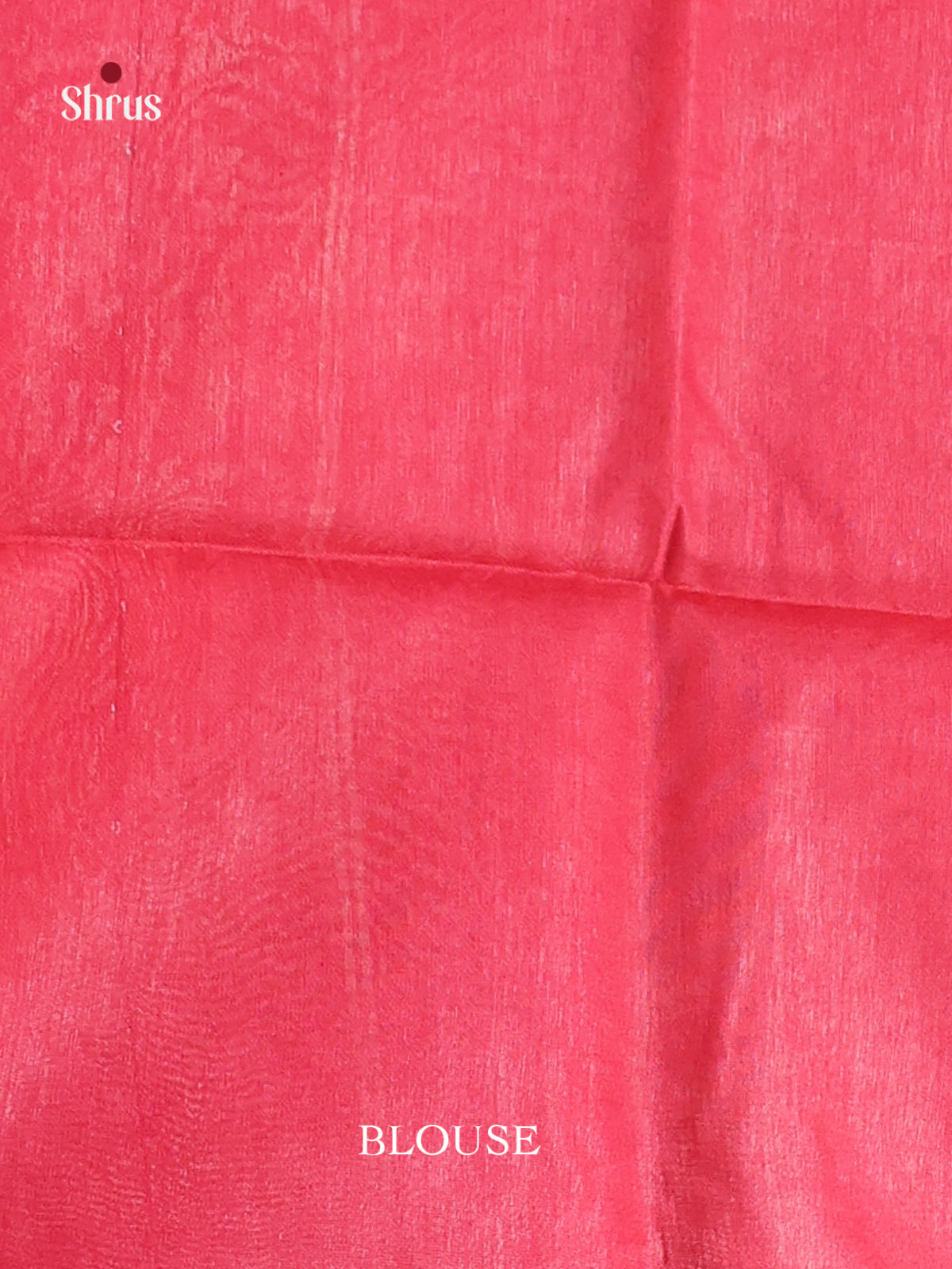 Blue & Red - Semi Tussar Saree - Shop on Shrus.com