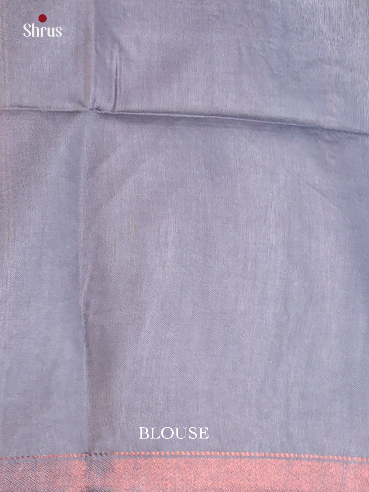 Blue & Grey - Semi Tussar Saree - Shop on Shrus.com