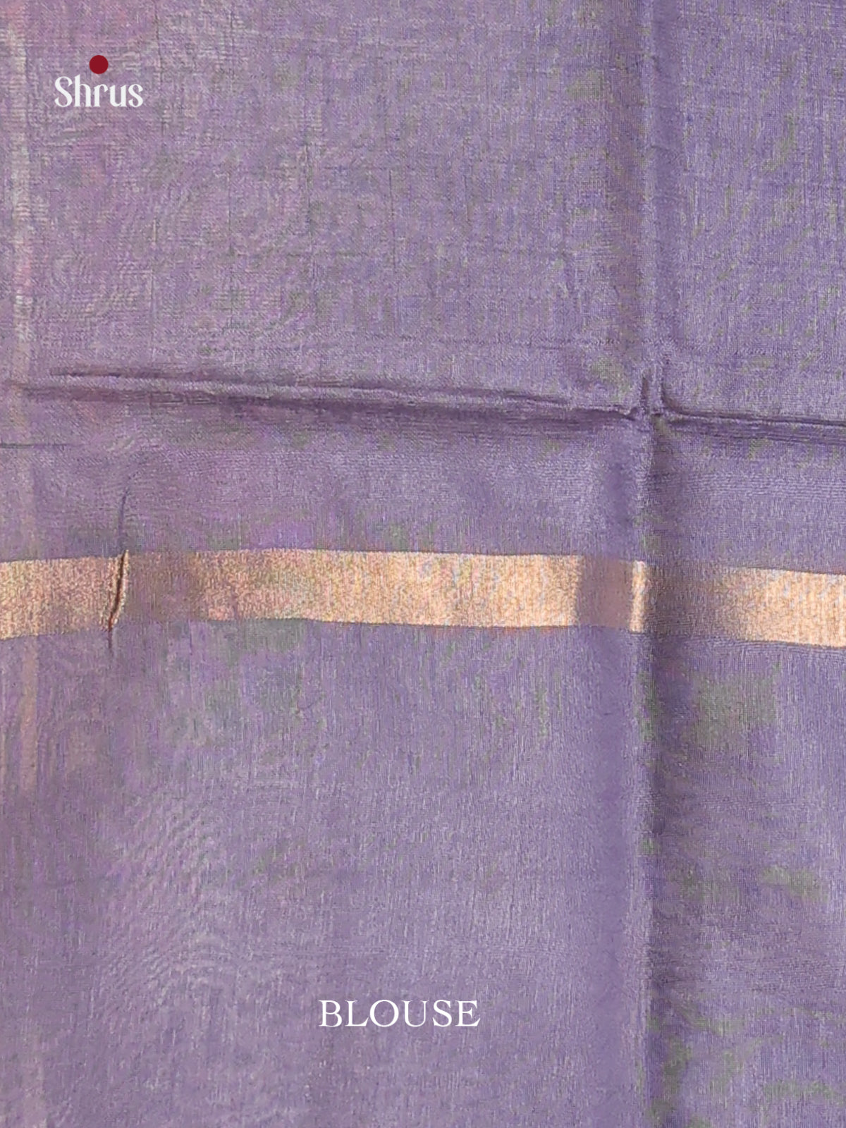 Blue & Lavender - Semi Tussar Saree - Shop on Shrus.com