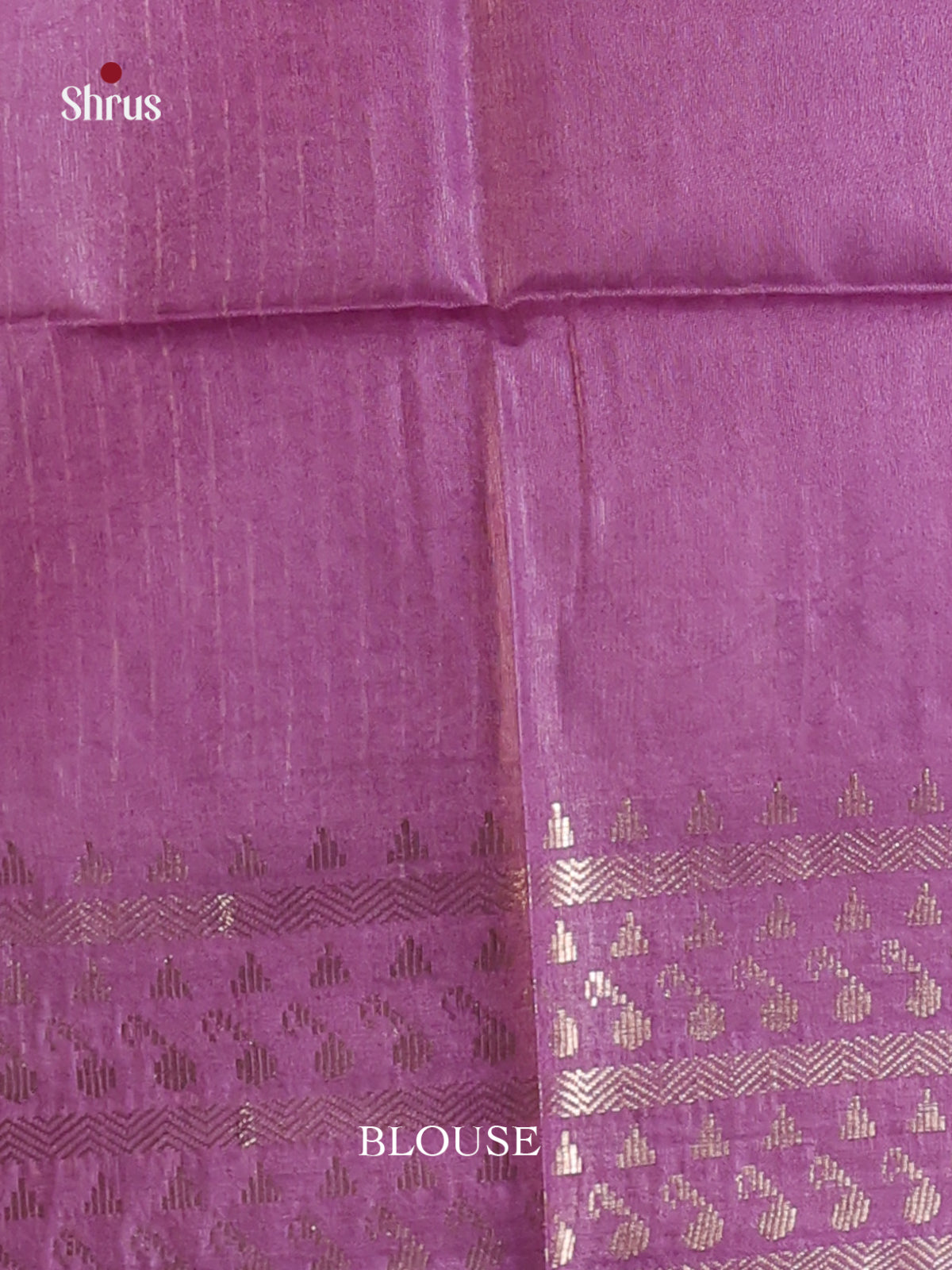Brown & Purple - Semi Tussar Saree - Shop on Shrus.com