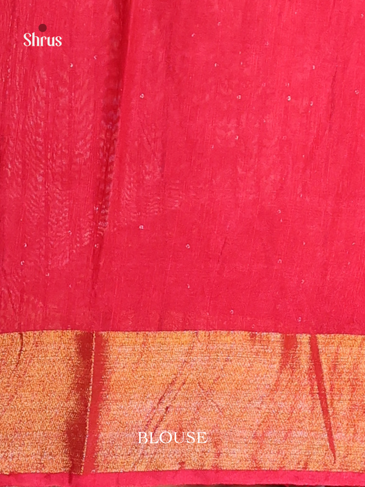 Red - Printed Tussar Saree - Shop on Shrus.com