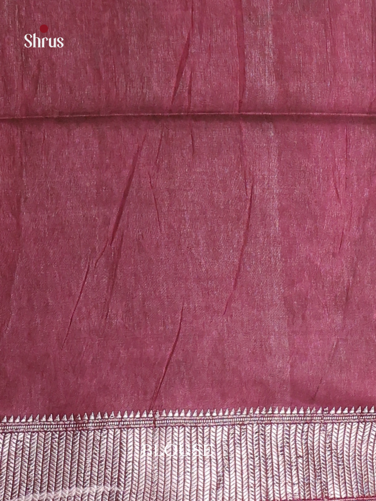 Blue & Brown - Printed Tussar Saree - Shop on Shrus.com