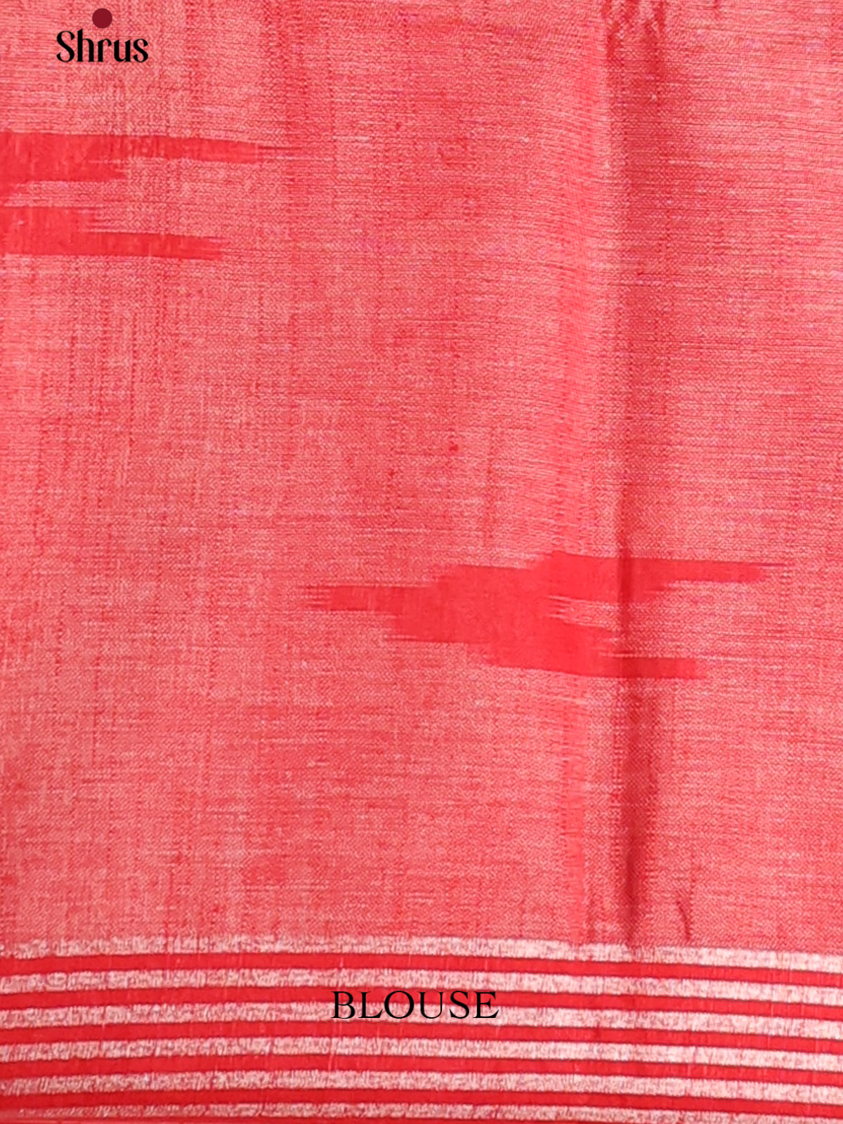 Pink & Grey - Semi Ikkat Saree - Shop on Shrus.com