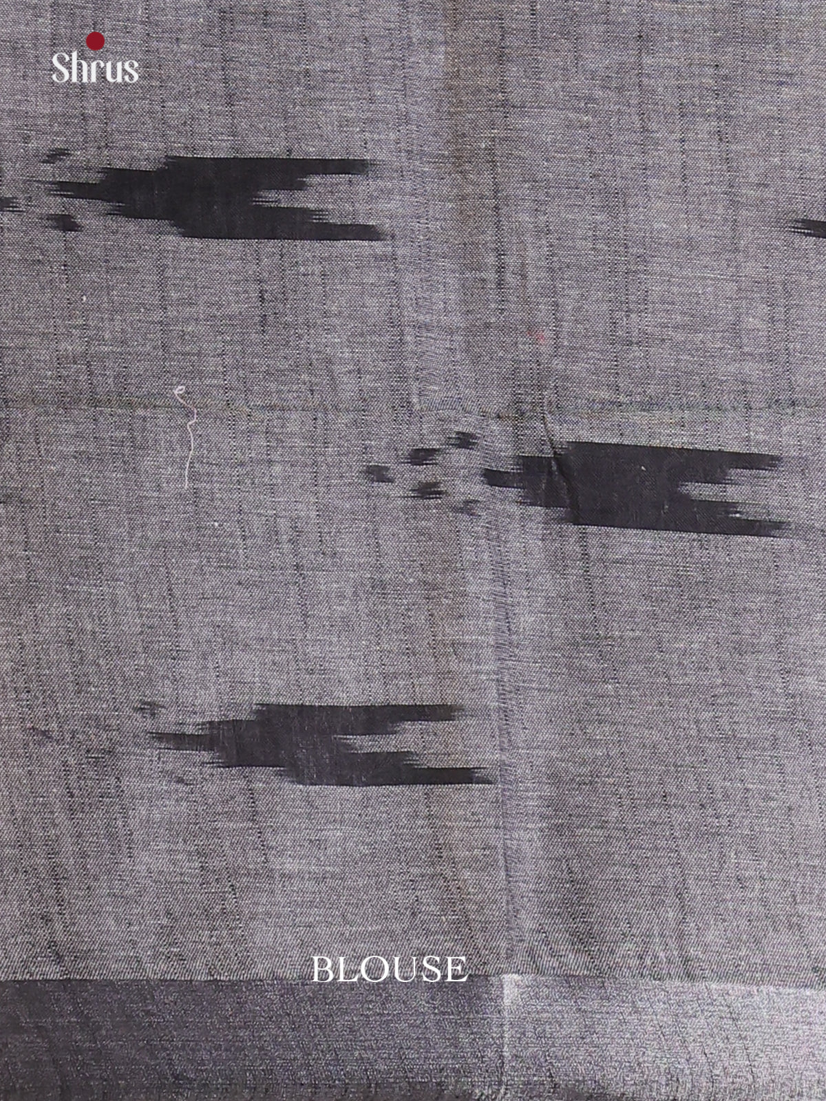 Blue & Grey - Semi Ikkat Saree - Shop on Shrus.com