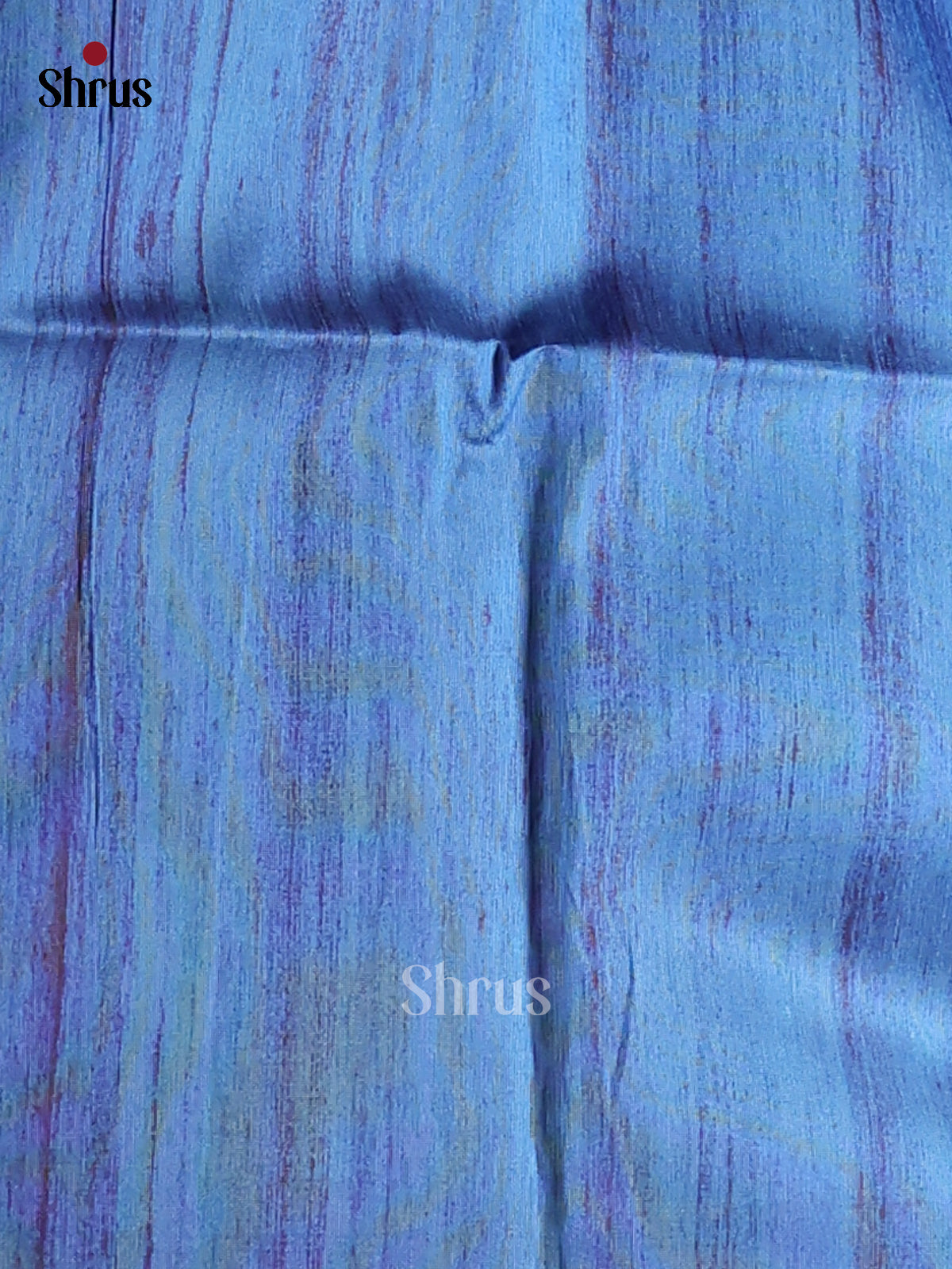 Blue & Cream - Printed Madhubani Saree - Shop on Shrus.com