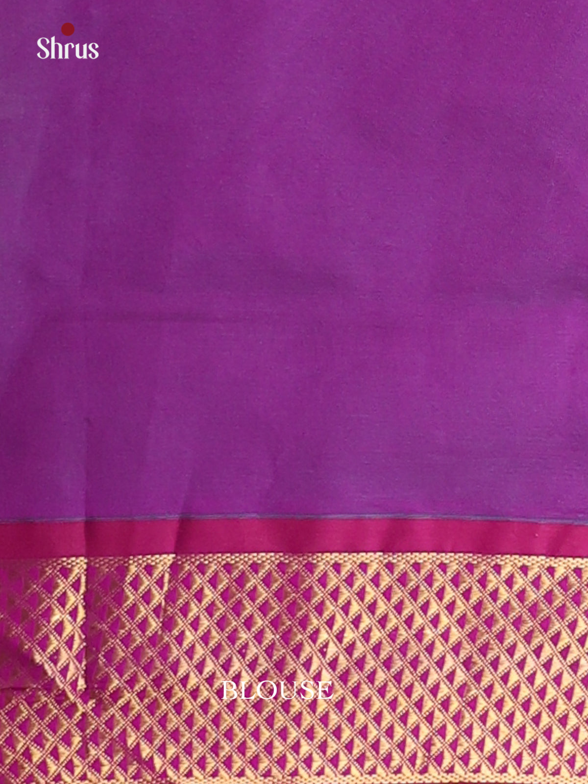 Green & Purple - Silkcotton-halfpure Saree - Shop on Shrus.com