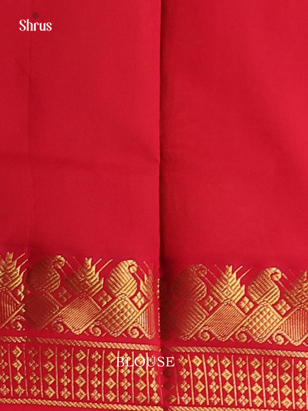 Elachi Green & Red- Silkcotton-halfpure Saree - Shop on Shrus.com