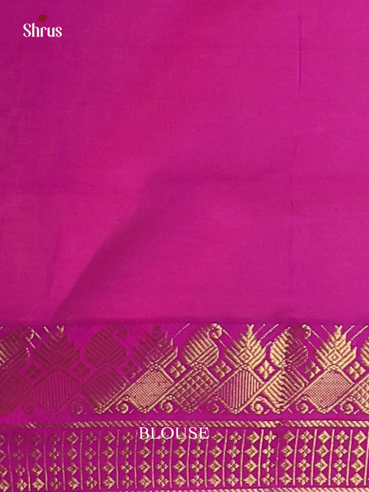 Yellow & Majenta - Silkcotton-halfpure Saree - Shop on Shrus.com