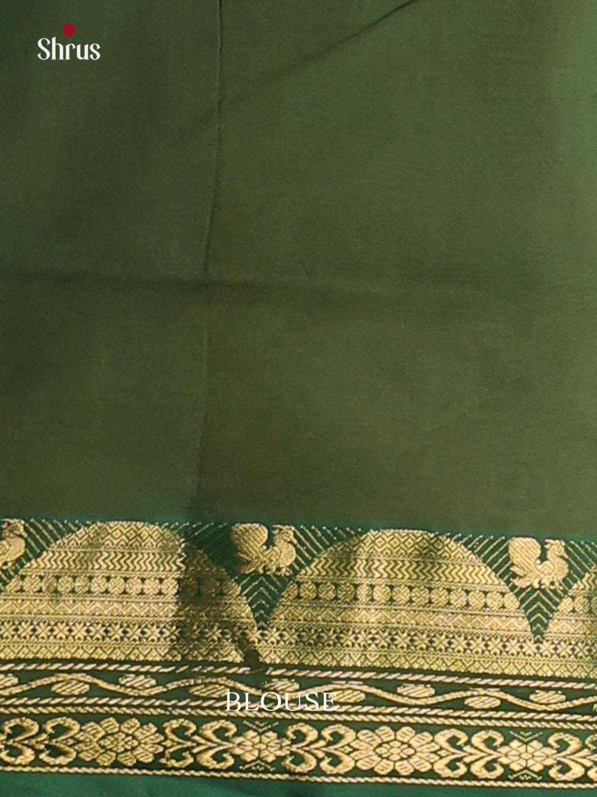 Orange & Green - Silkcotton-halfpure Saree - Shop on Shrus.com